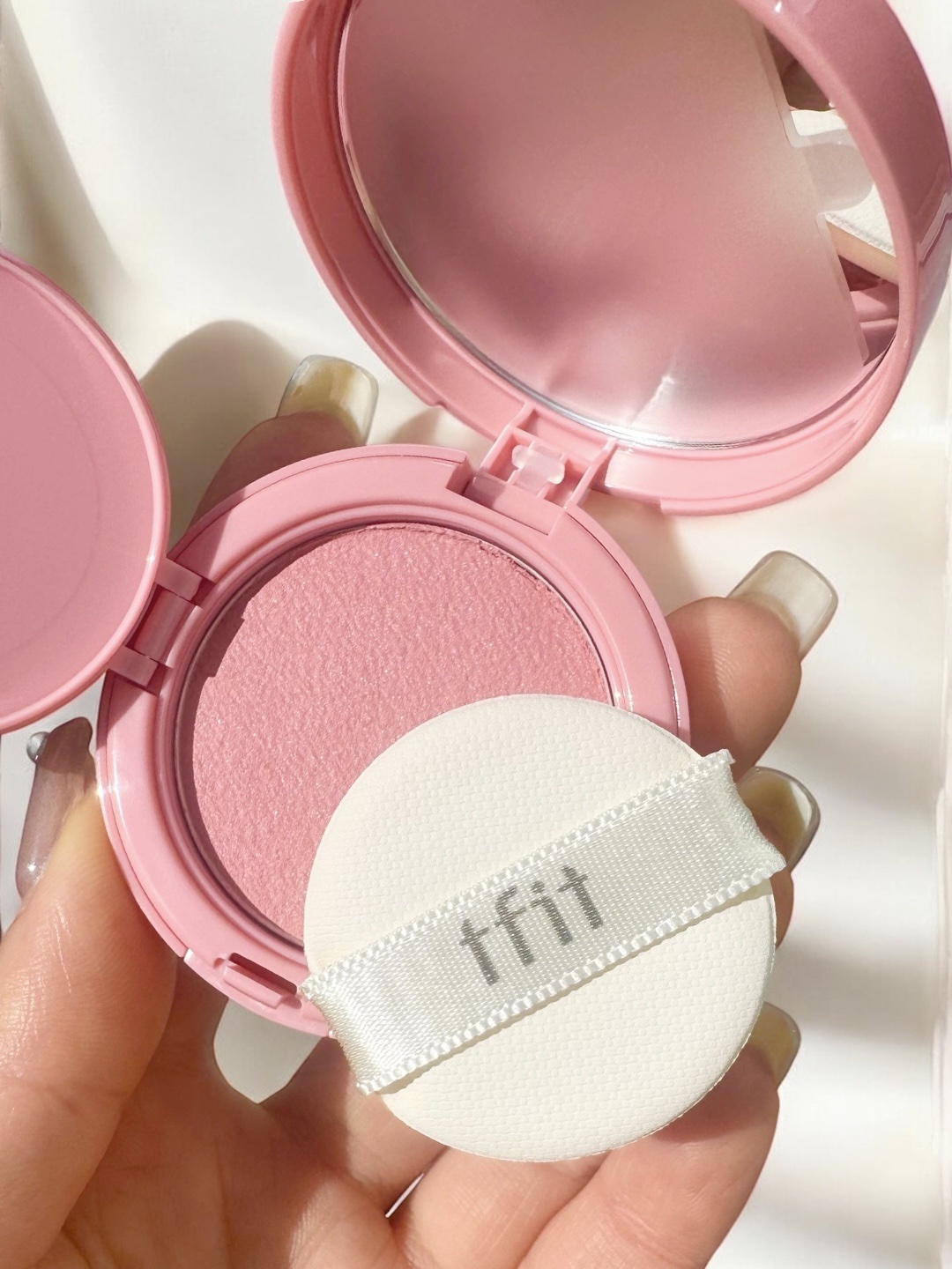 フラッフィーベルベットクッションチーク /TFIT/ジェル・クリームチークを使ったクチコミ（1枚目）