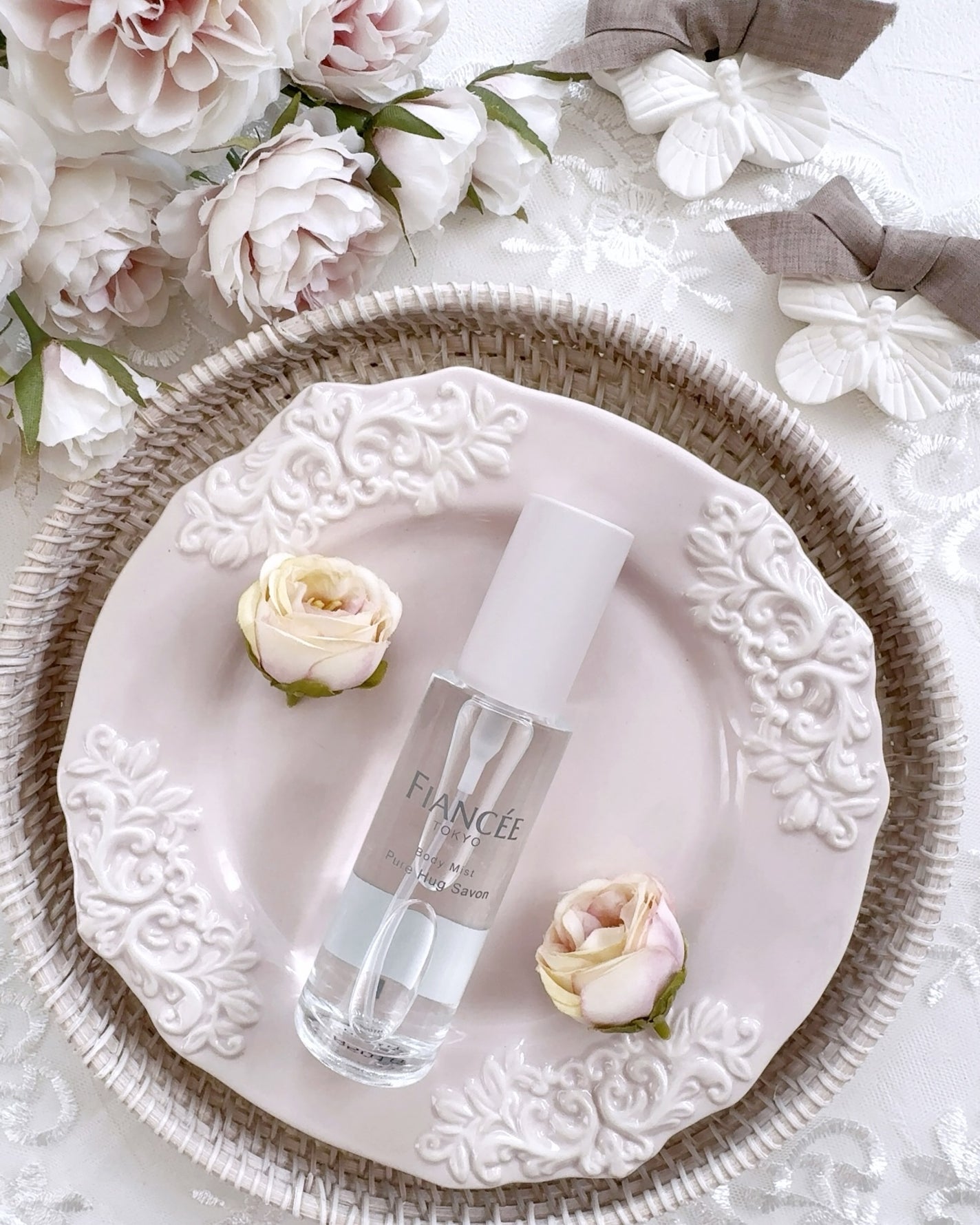 ボディミスト ピュアハグサボン/フィアンセ/香水を使ったクチコミ(1枚目)