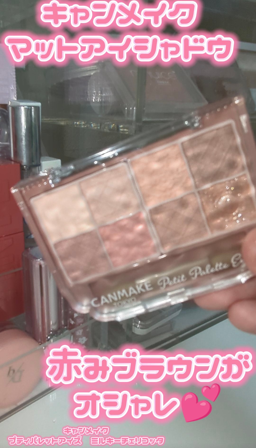 プティパレットアイズ(マットタイプ)/キャンメイク/パウダーアイシャドウを使ったクチコミ(1枚目)