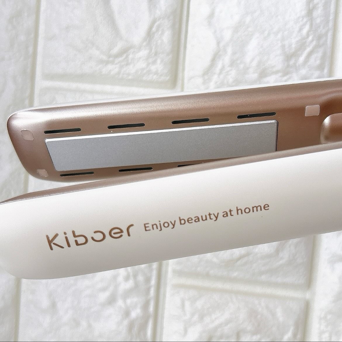 超音波トリートメントヘアアイロン/Kiboer/ストレートアイロンを使ったクチコミ(4枚目)