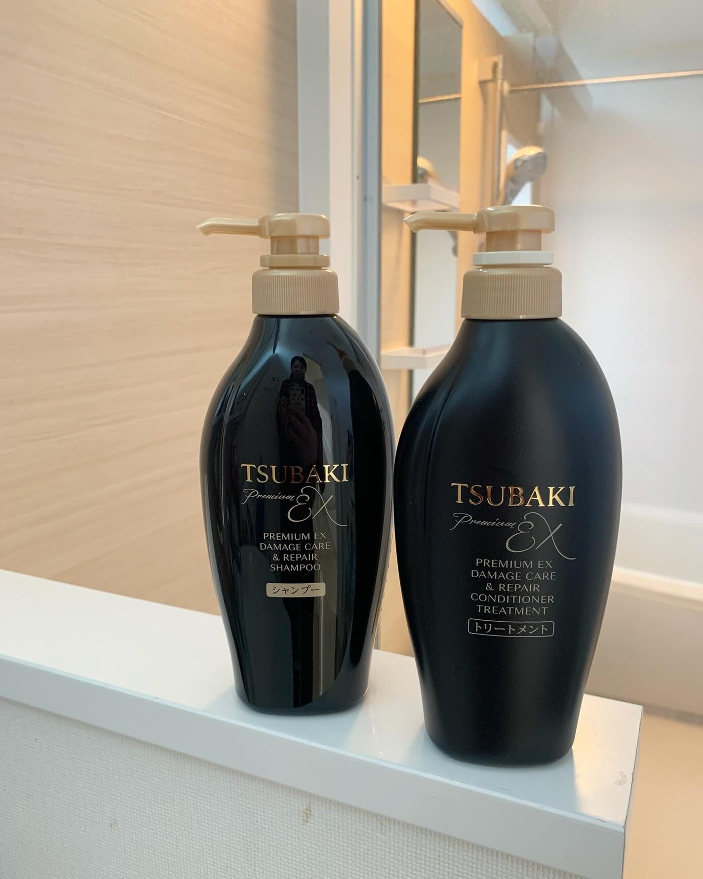 TSUBAKI プレミアムEX ダメージケア&リペア シャンプー/コンディショナートリートメント/TSUBAKI/シャンプー・コンディショナーを使ったクチコミ(1枚目)