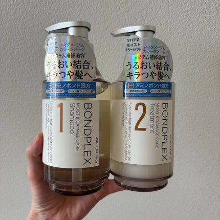 モイスト&ダメージケア シャンプー/ヘアトリートメント/ボンドプレックス/市販シャンプーを使ったクチコミ(1枚目)