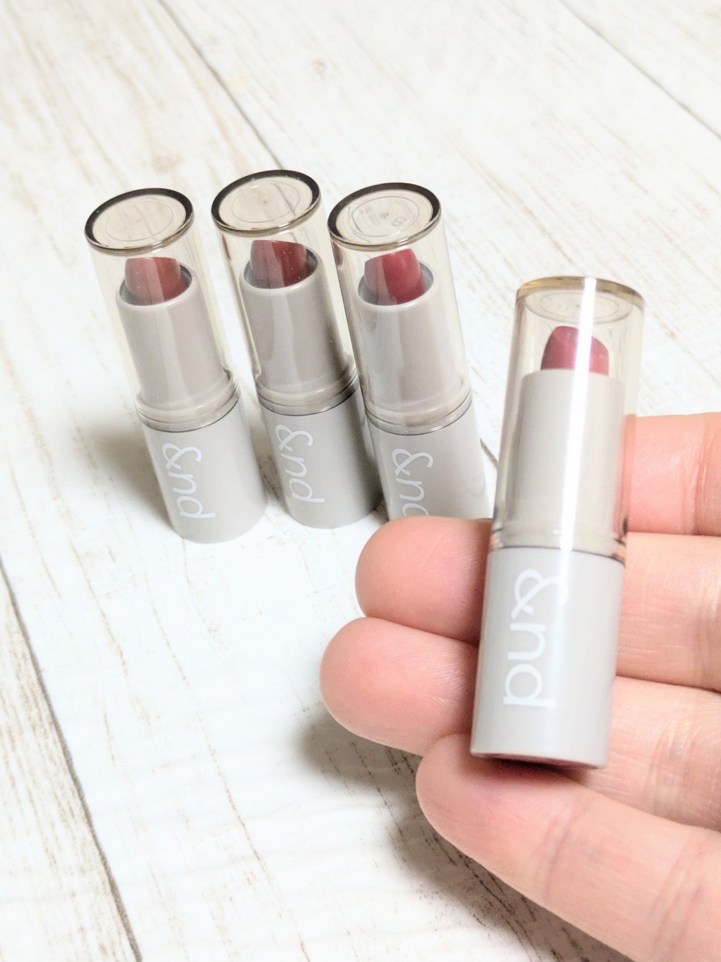 シアリーカラースティック/&nd by rom&nd/口紅を使ったクチコミ(5枚目)