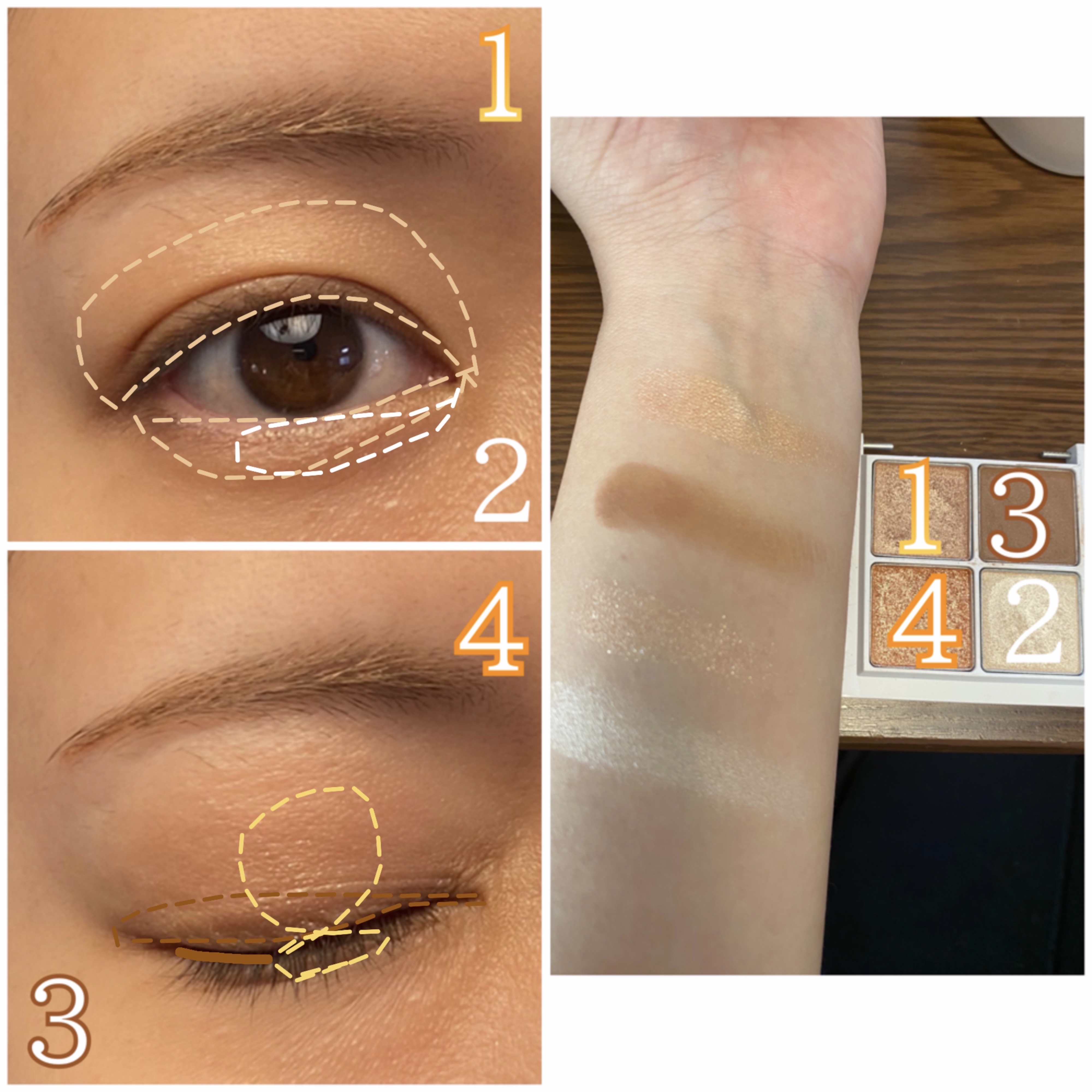 THE アイパレR/b idol/アイシャドウパレットを使ったクチコミ（3枚目）