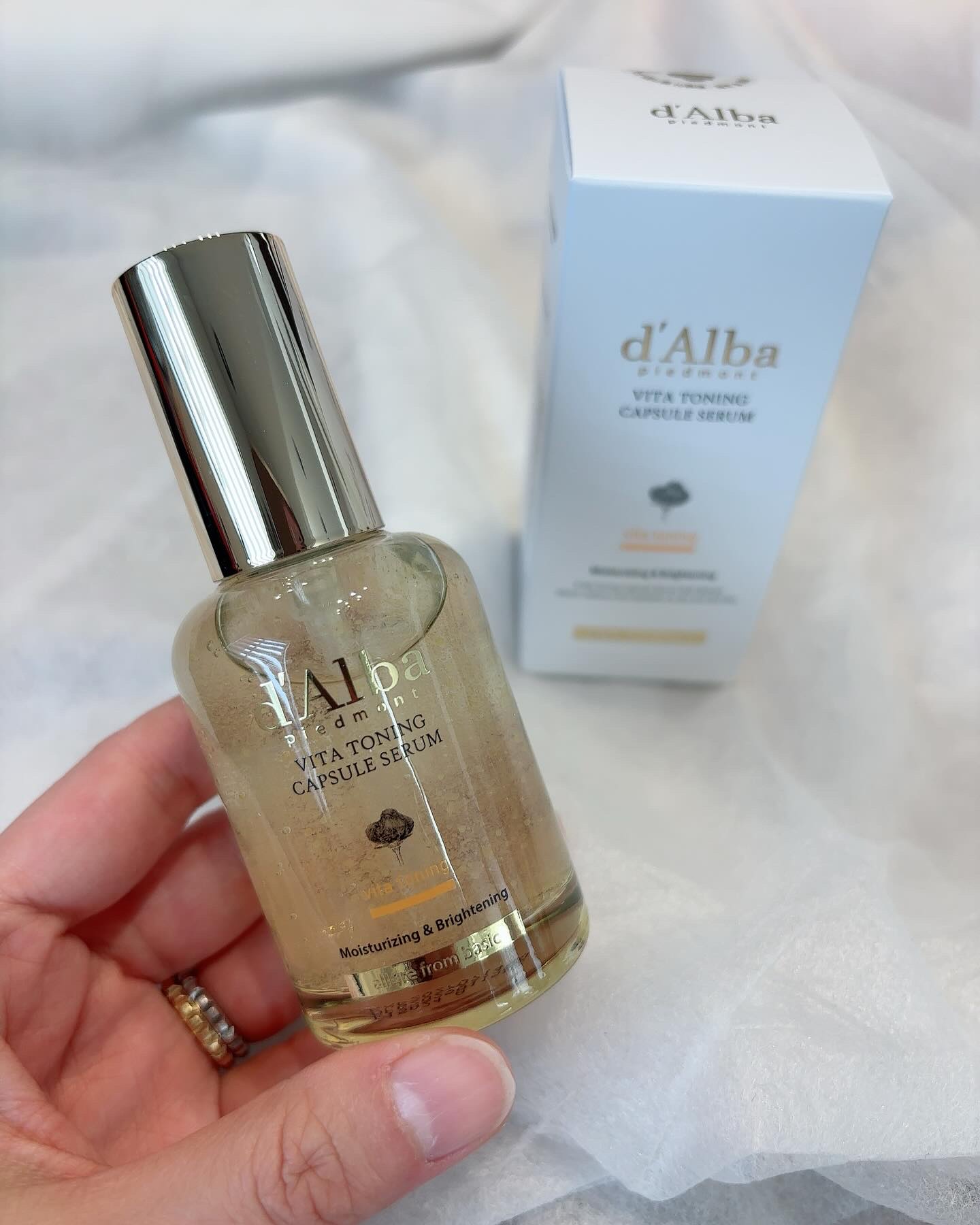 ビタトーニングカプセルセラム/ダルバ/美容液を使ったクチコミ（1枚目）