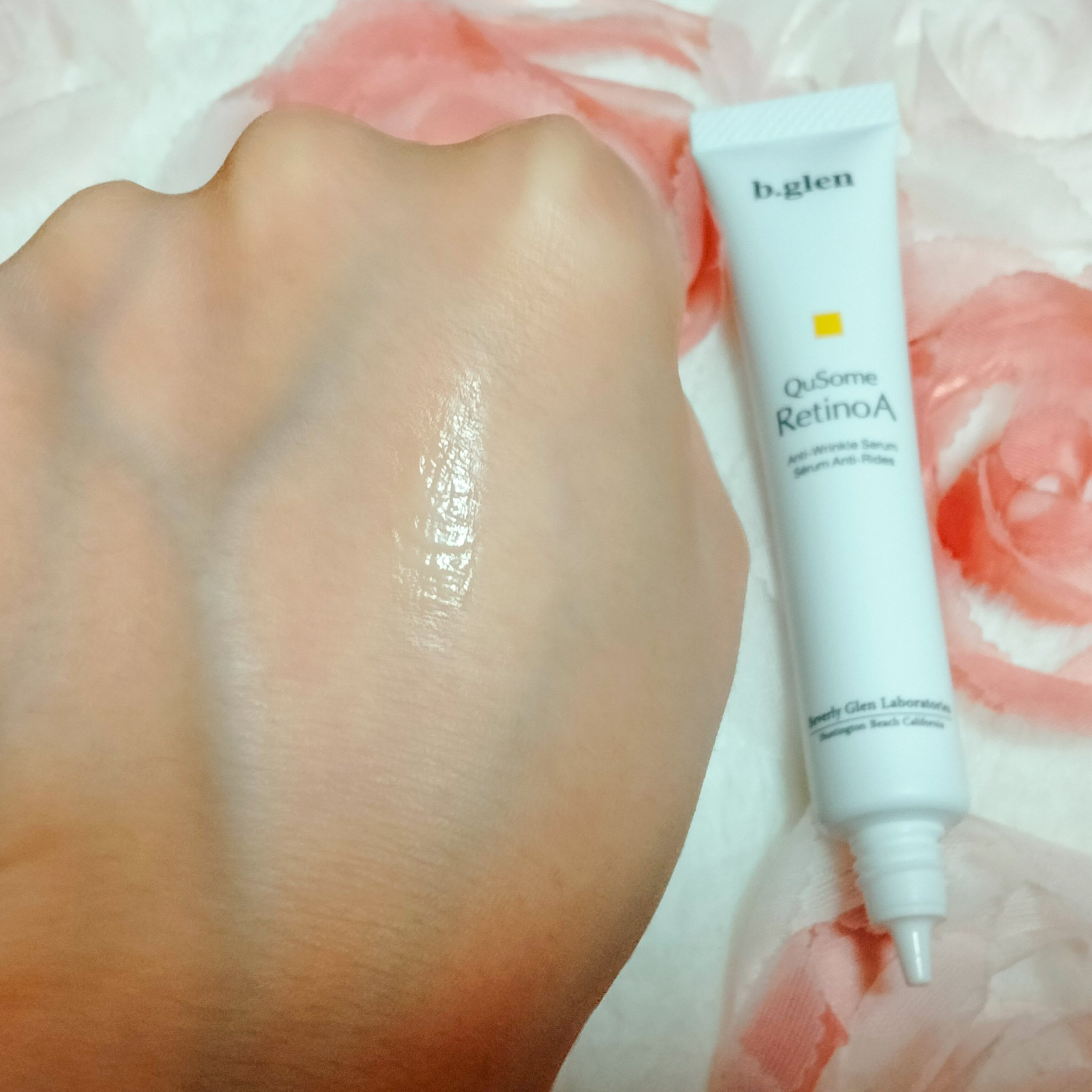 QuSomeレチノA/b.glen/美容液を使ったクチコミ（3枚目）