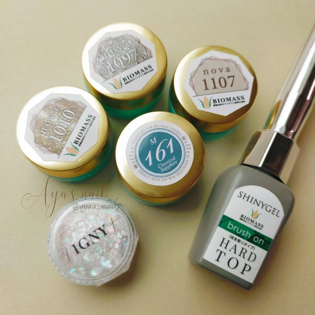 カラージェル/ella BY SHINYGEL/ジェルネイルを使ったクチコミ(5枚目)