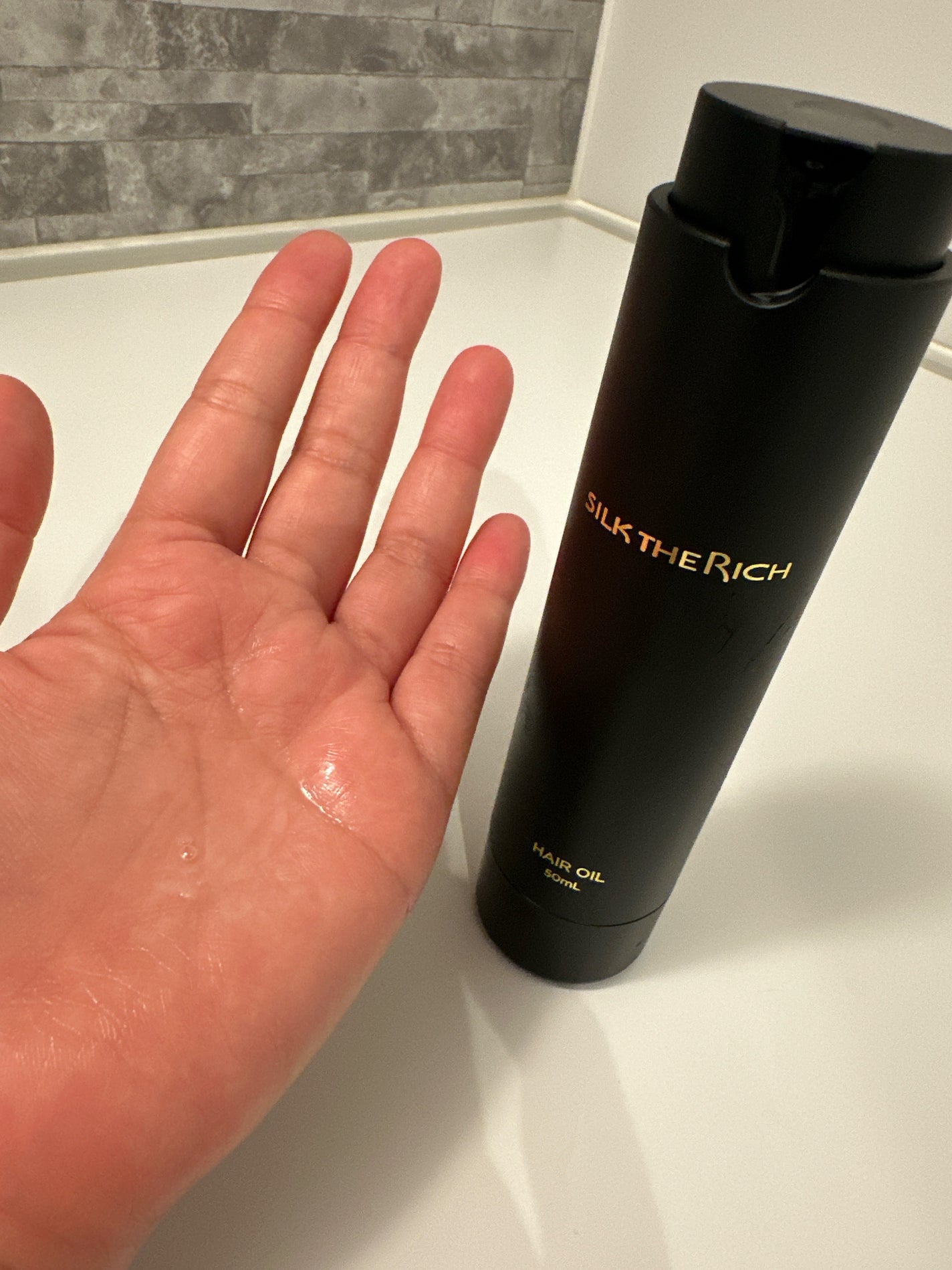 SILK THE RICH ヘアオイルMNM/SILK THE RICH/ヘアオイルを使ったクチコミ(3枚目)