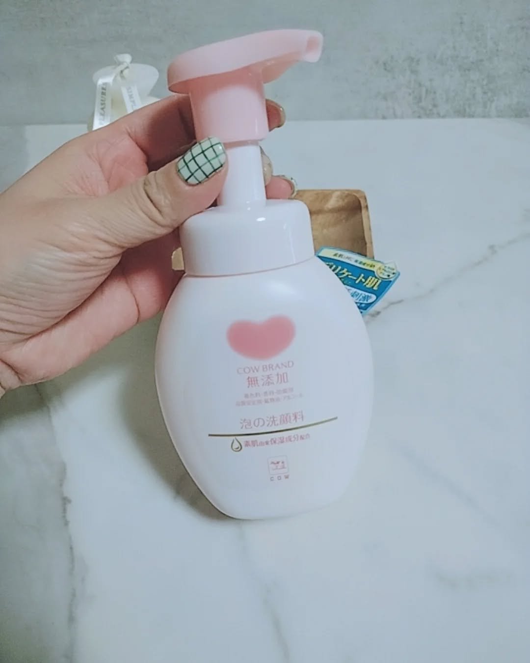 泡の洗顔料/カウブランド無添加/泡洗顔を使ったクチコミ（2枚目）