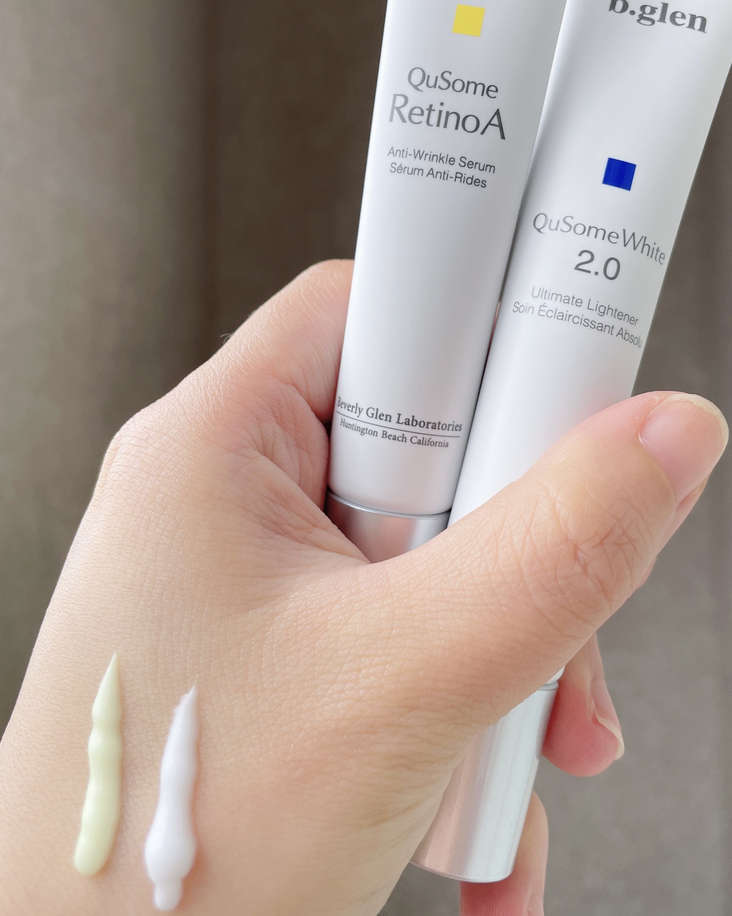 QuSomeレチノA/b.glen/美容液を使ったクチコミ（2枚目）