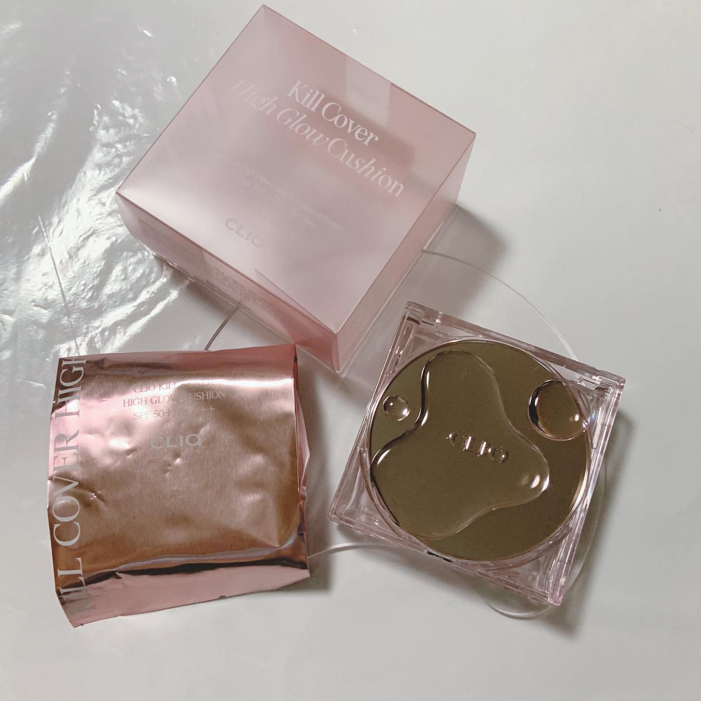 キル カバー ハイ グロウ クッション/CLIO/クッションファンデーションを使ったクチコミ（2枚目）