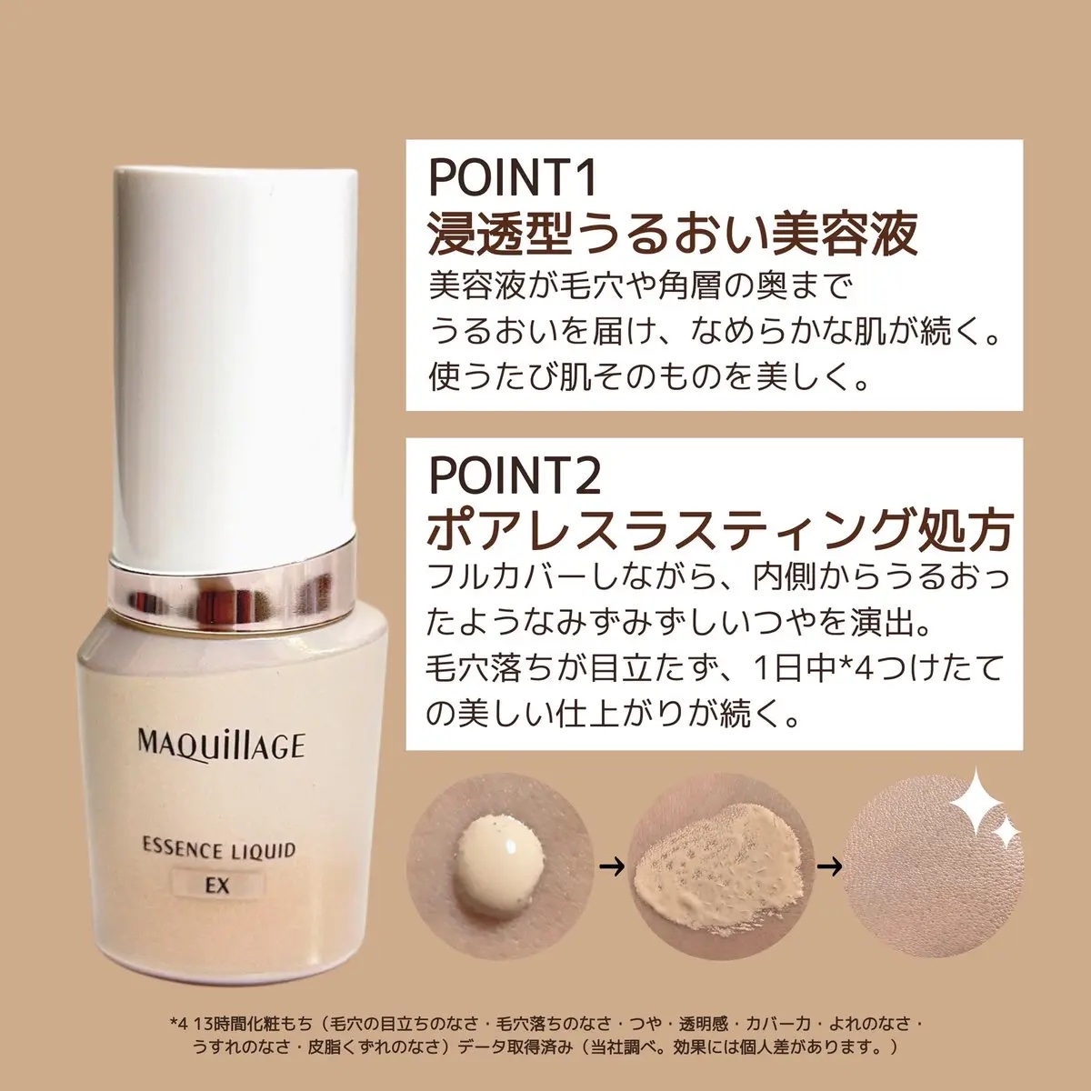 エッセンスリキッド EX/マキアージュ/リキッドファンデーションを使ったクチコミ（2枚目）