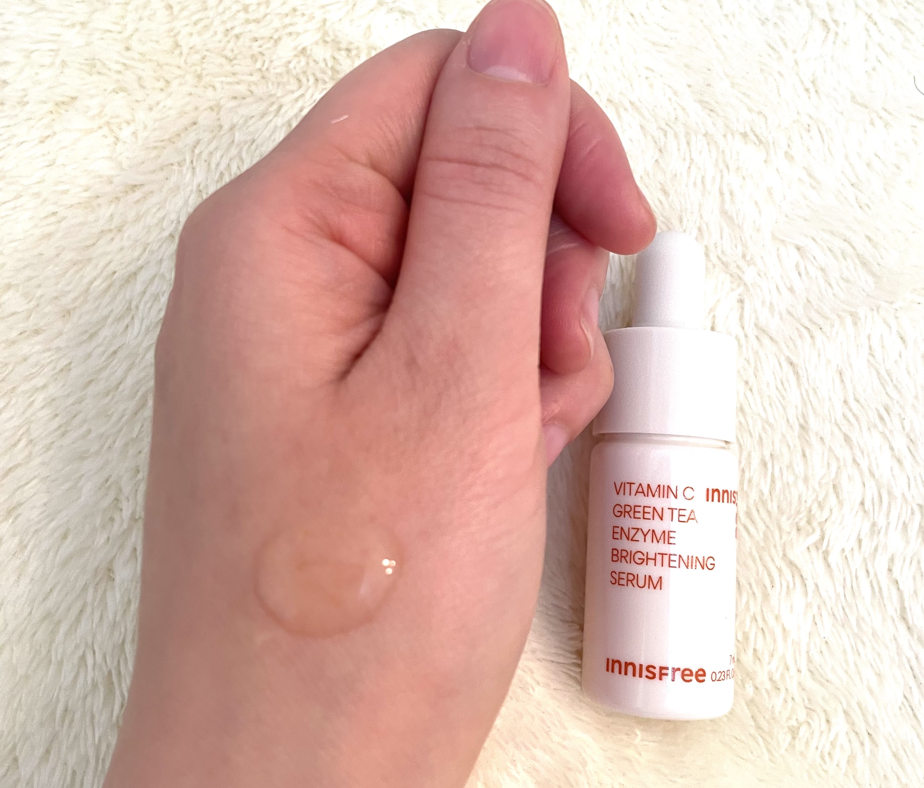 ビタC　グリーンティーエンザイム　ブライト　セラム/innisfree/美容液を使ったクチコミ（2枚目）