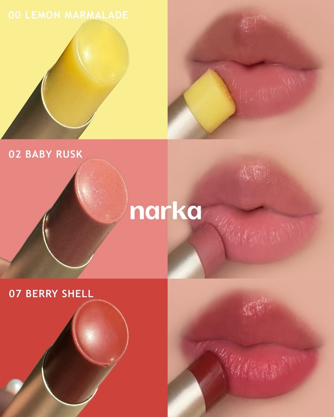 シュガーラビングリップソルベ/narka/リップスクラブを使ったクチコミ（2枚目）