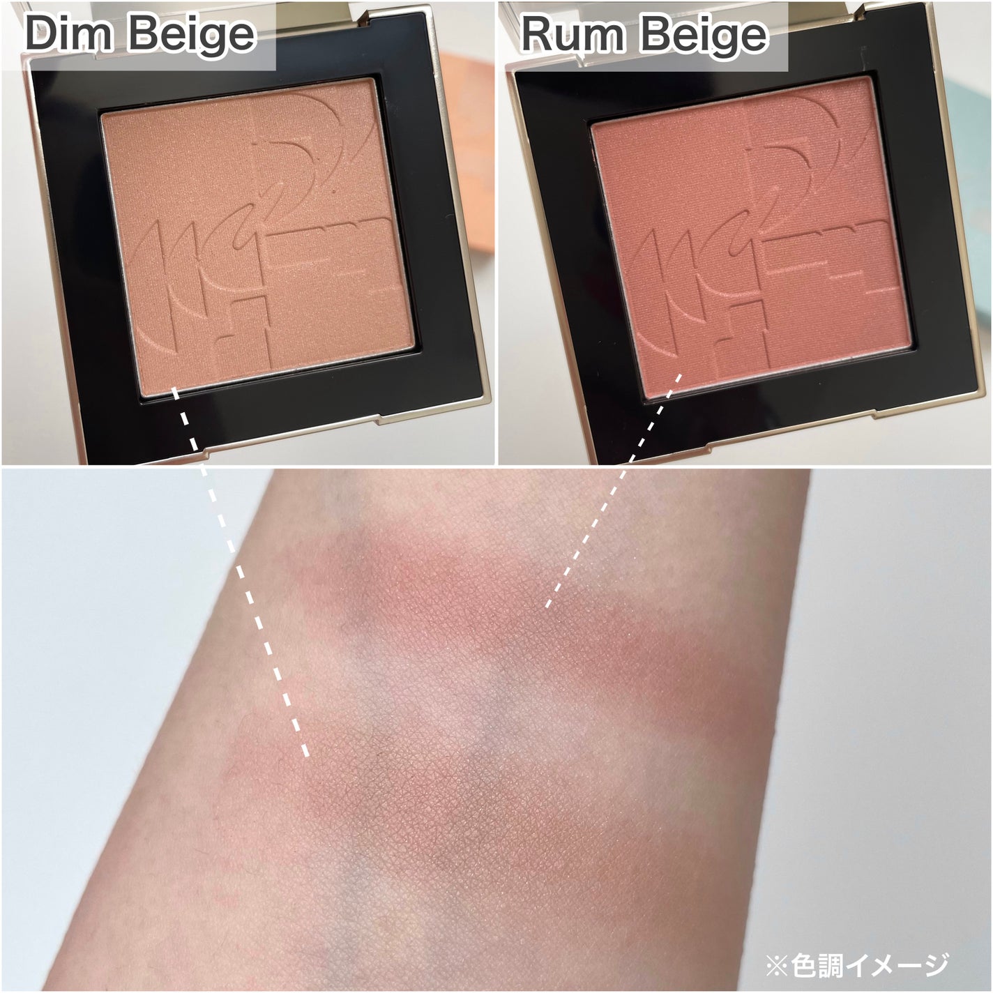 オールオーバーフェイスブラッシュ/TWO SLASH FOUR/パウダーチークを使ったクチコミ(3枚目)