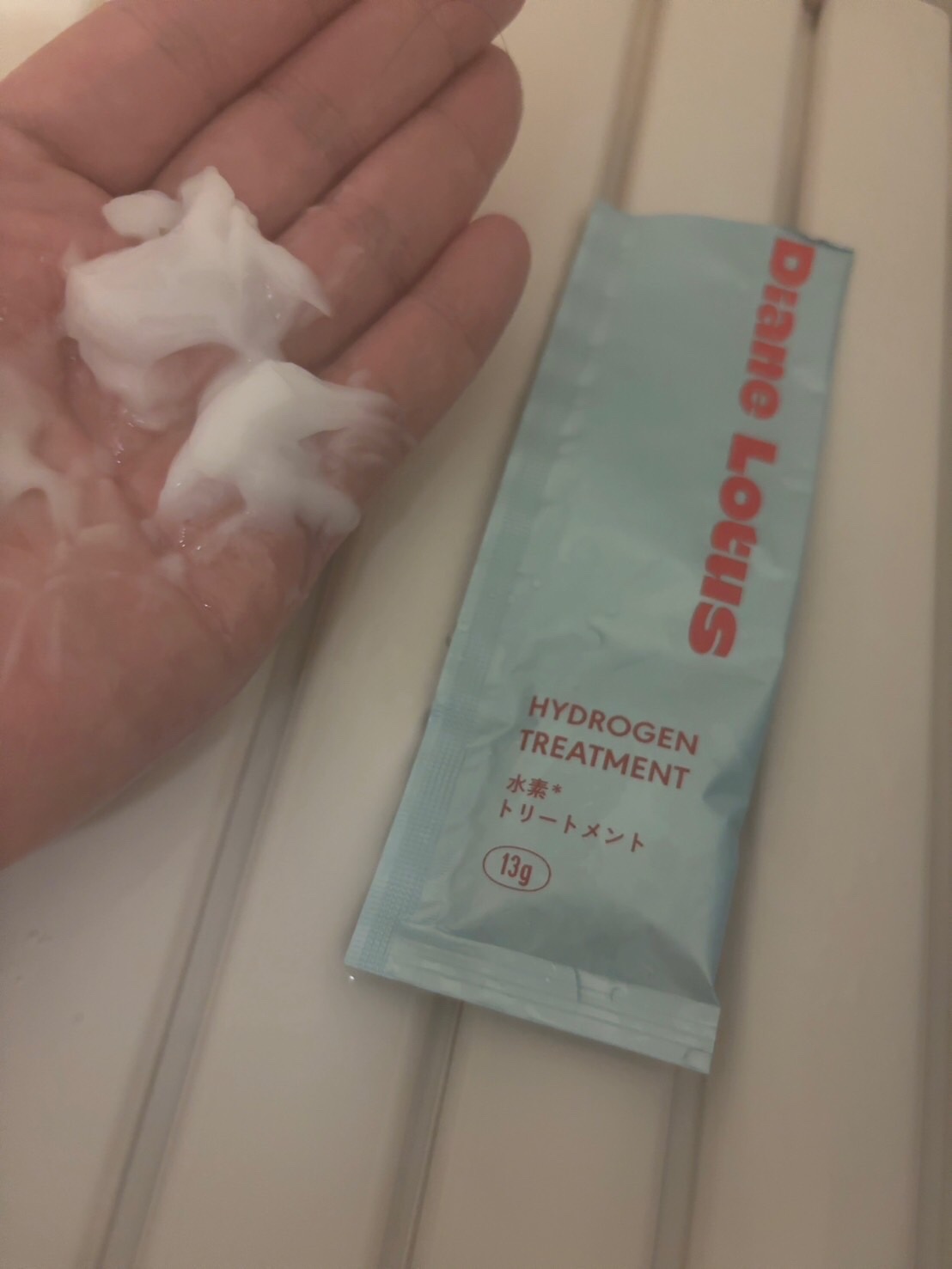 ロータス 水素トリートメント ティー＆シトラスの香り/ダイアン/洗い流すヘアトリートメントを使ったクチコミ（3枚目）