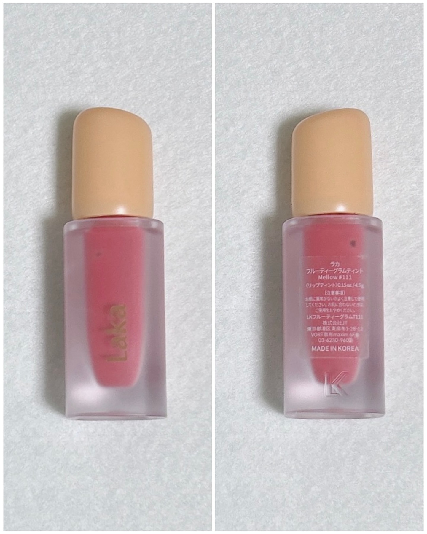 フルーティーグラムティント/Laka/リップティントを使ったクチコミ（2枚目）