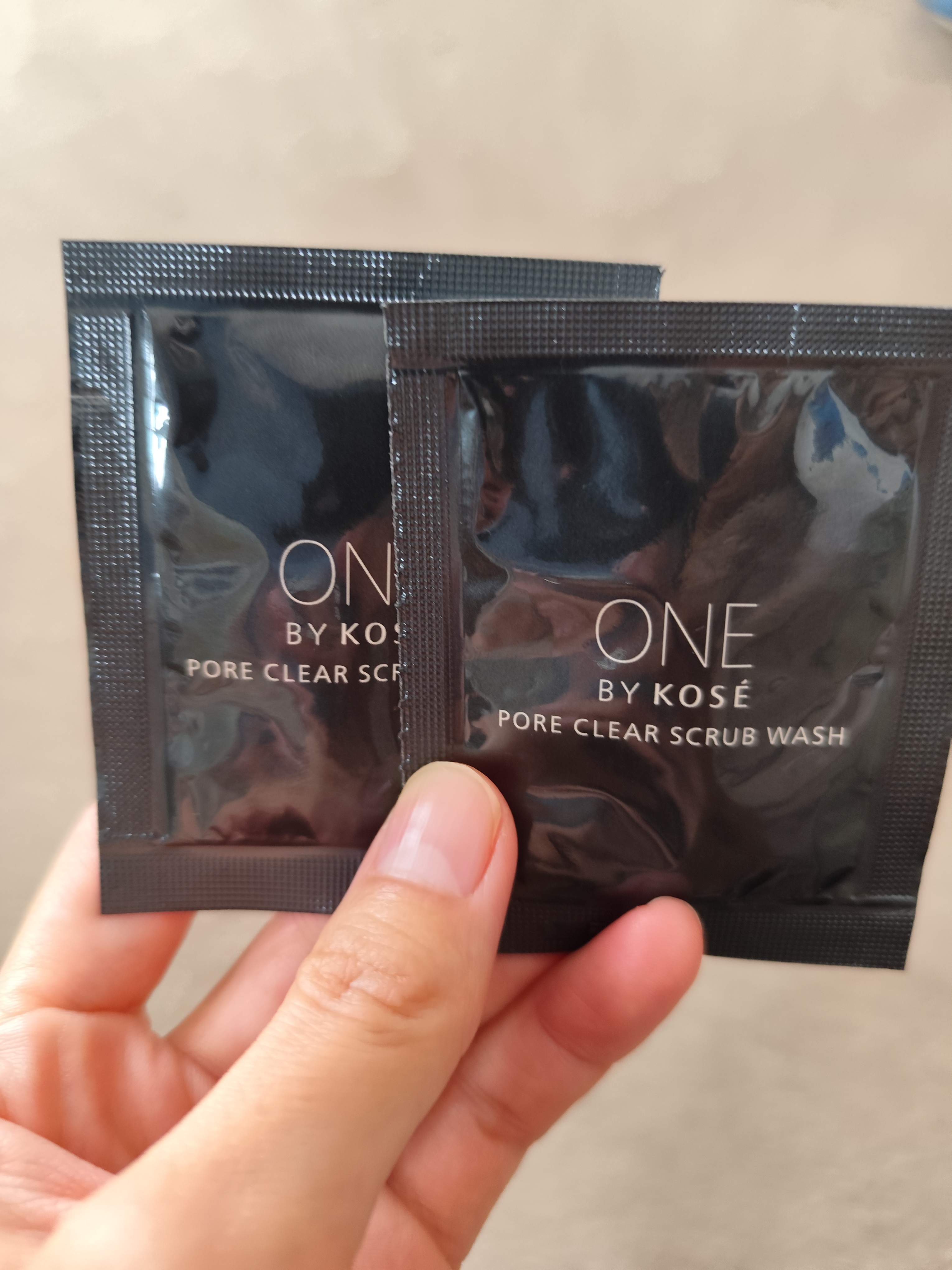 ポアクリア スクラブ ウォッシュ/ONE BY KOSE/洗顔フォームを使ったクチコミ（1枚目）