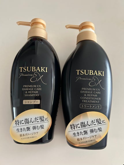 TSUBAKI プレミアムEX ダメージケア&リペア シャンプー/コンディショナートリートメント/TSUBAKI/シャンプー・コンディショナーを使ったクチコミ(1枚目)