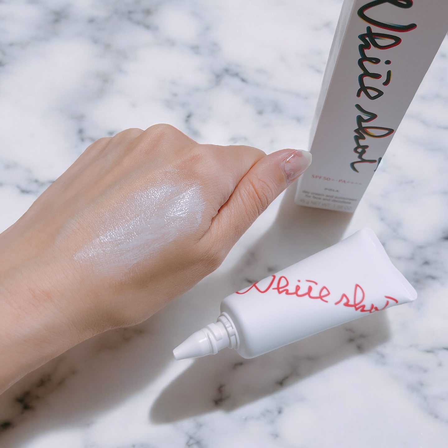 ホワイトショット セラムUV/ホワイトショット/日焼け止めクリームを使ったクチコミ（3枚目）