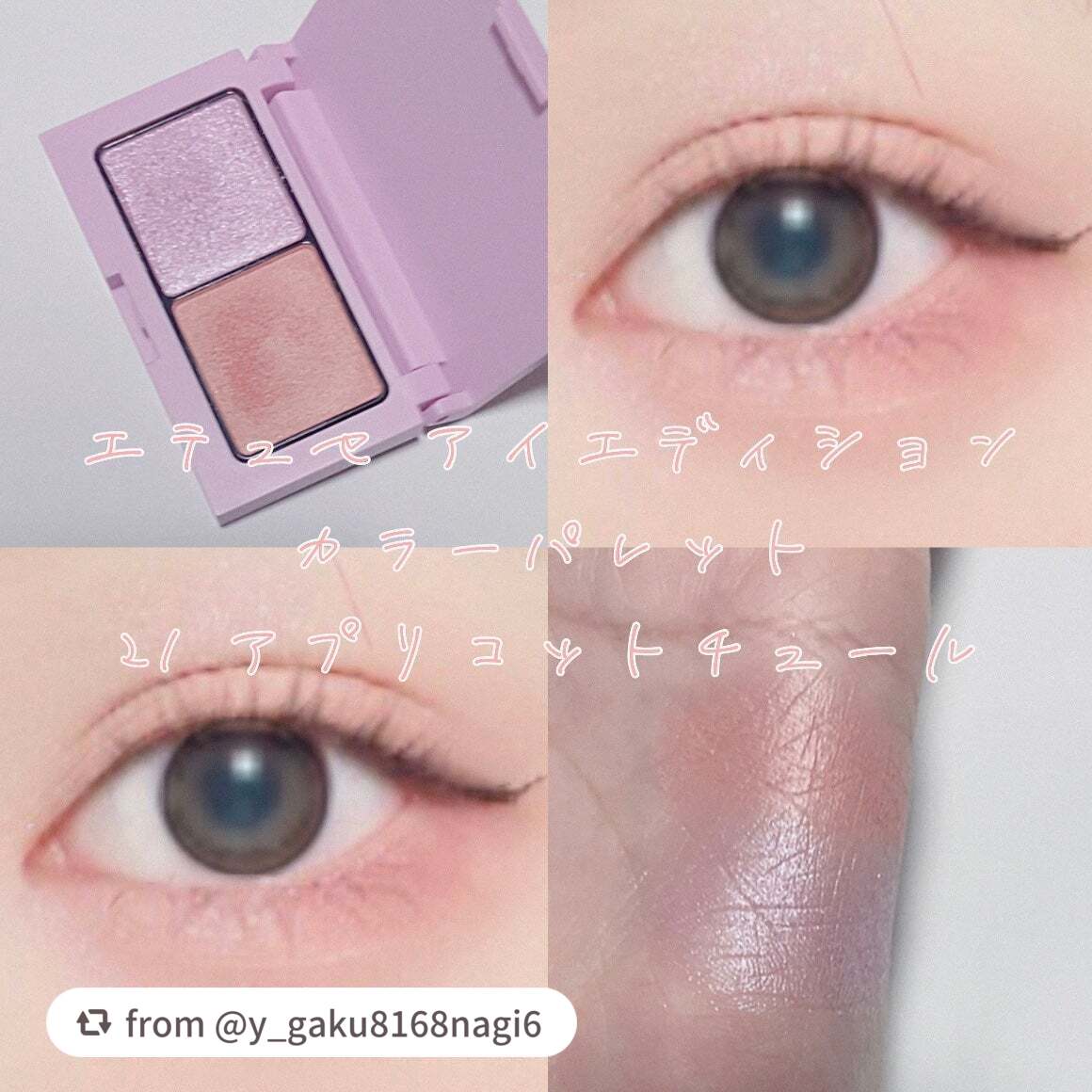 エテュセ アイエディション(カラーパレット)/ettusais/アイシャドウパレットを使ったクチコミ(1枚目)