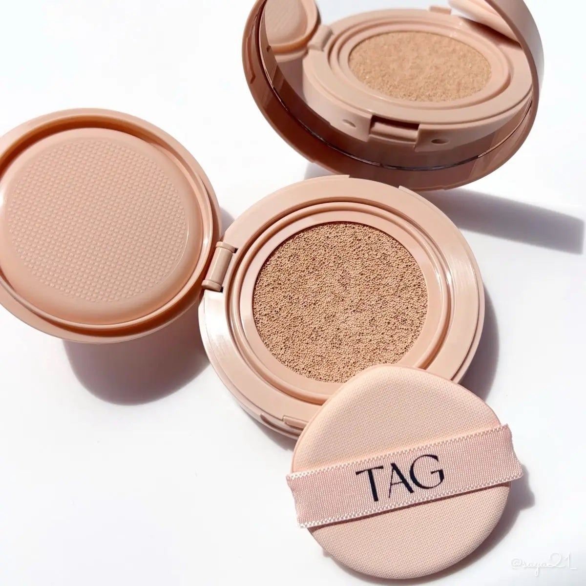 ベルベットカバークッション/TAG/クッションファンデーションを使ったクチコミ(2枚目)