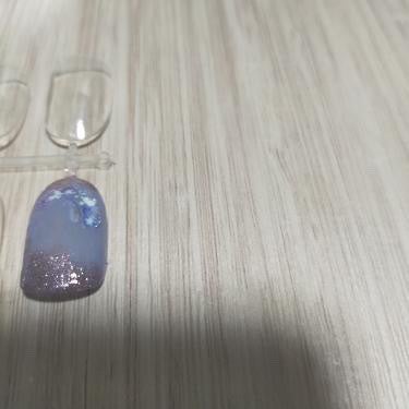 クリアネイルチップ/セリア/ネイルチップ・パーツを使ったクチコミ(2枚目)