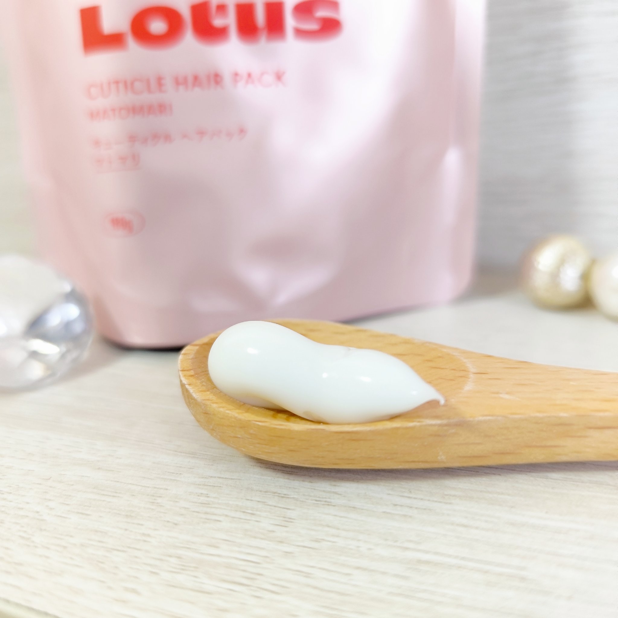 ロータス キューティクルヘアパック まとまり ティー＆シトラスの香り/ダイアン/ヘアマスク・ヘアパックを使ったクチコミ（2枚目）