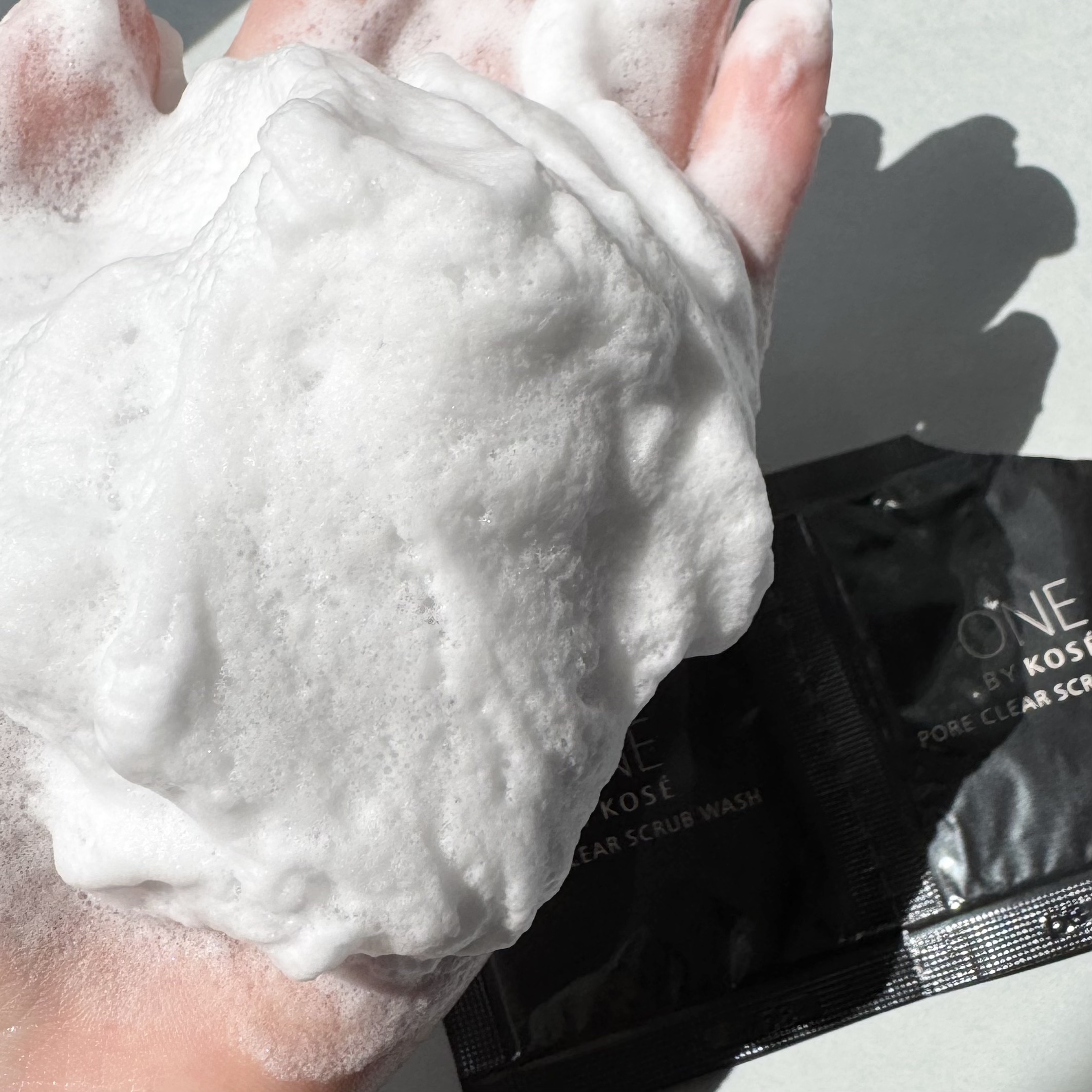 ポアクリア スクラブ ウォッシュ/ONE BY KOSE/洗顔フォームを使ったクチコミ（3枚目）