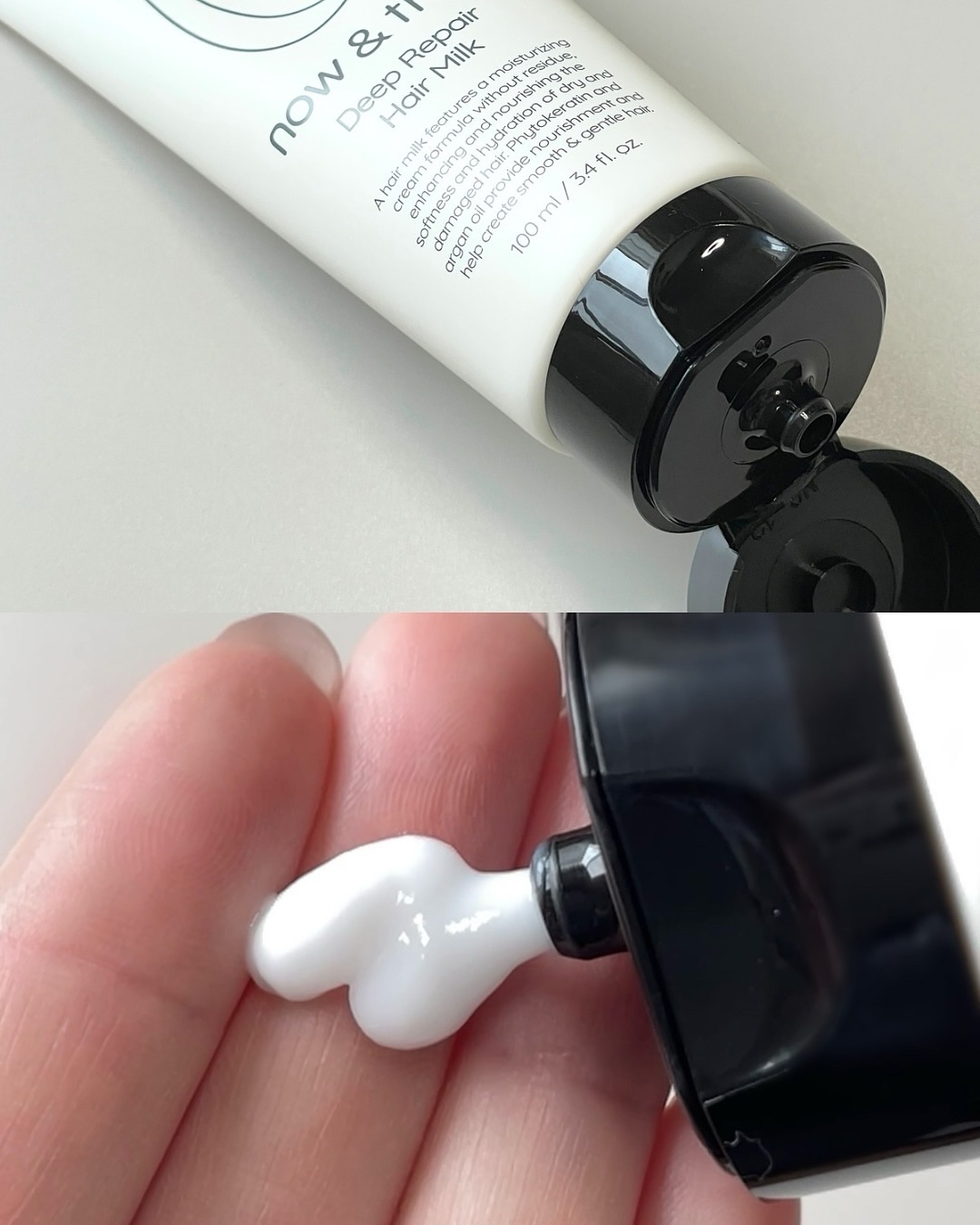 ディープリペアヘアミルク/now & than（ナウアンドダン）/ヘアミルクを使ったクチコミ（2枚目）