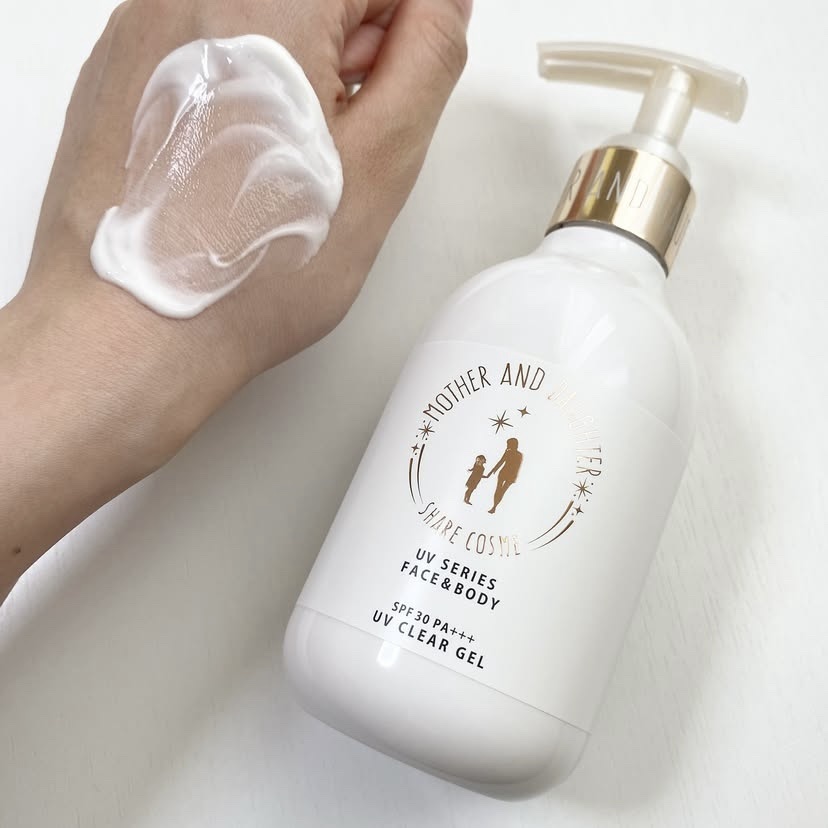 M&amp;D　クリアUVジェル/Mother&amp;Daughter/日焼け止めジェルを使ったクチコミ（3枚目）