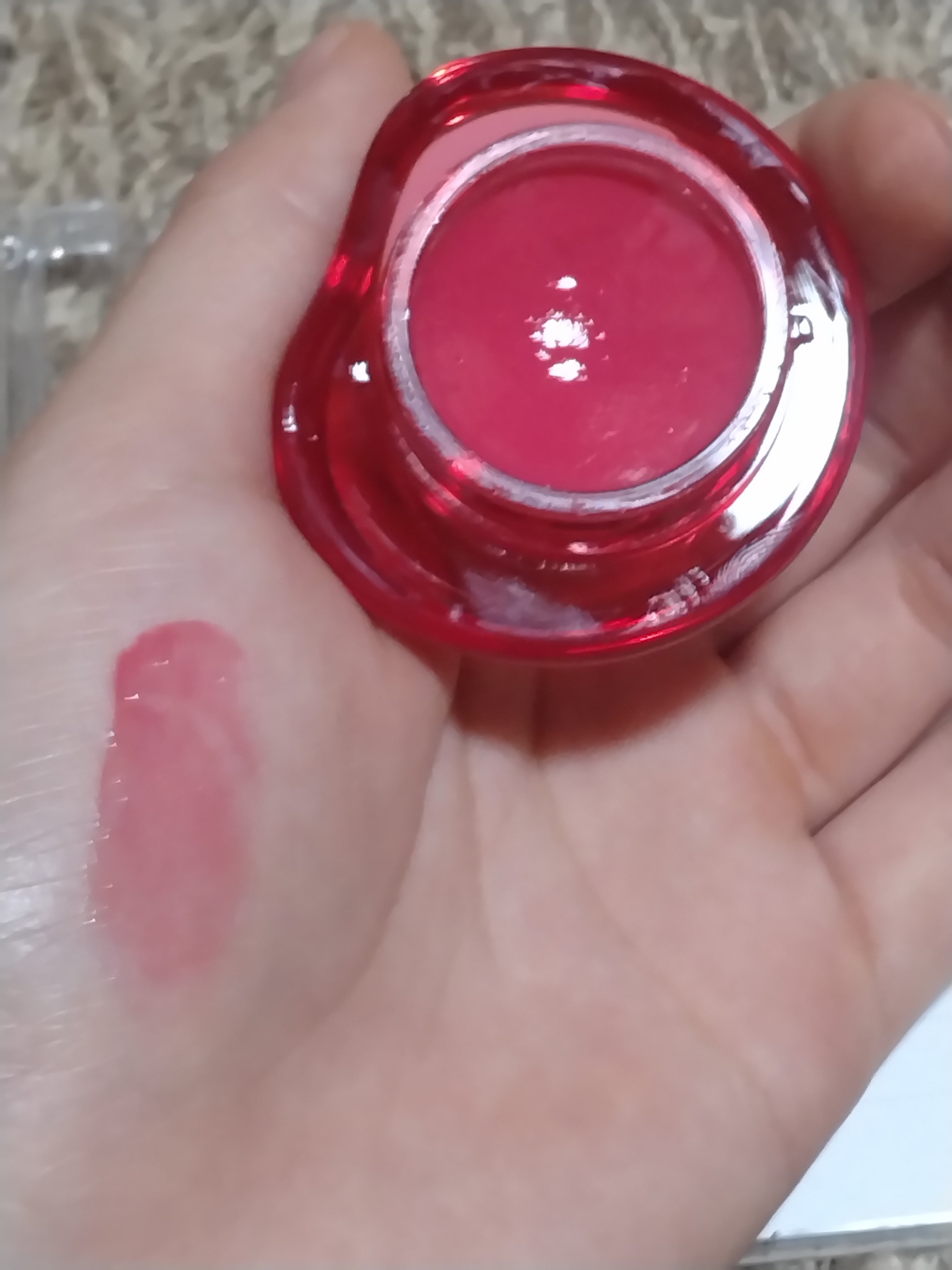 スーパーマットリップ＆チークマッド/INTO U/口紅を使ったクチコミ（2枚目）