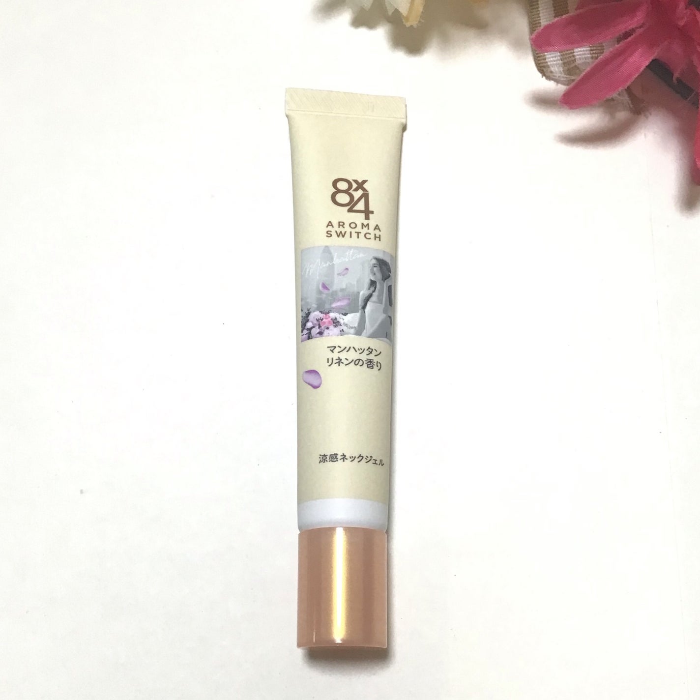 8x4 アロマスイッチ 涼感ネックジェル マンハッタンリネンの香り/8x4/デオドラント・制汗剤を使ったクチコミ(2枚目)