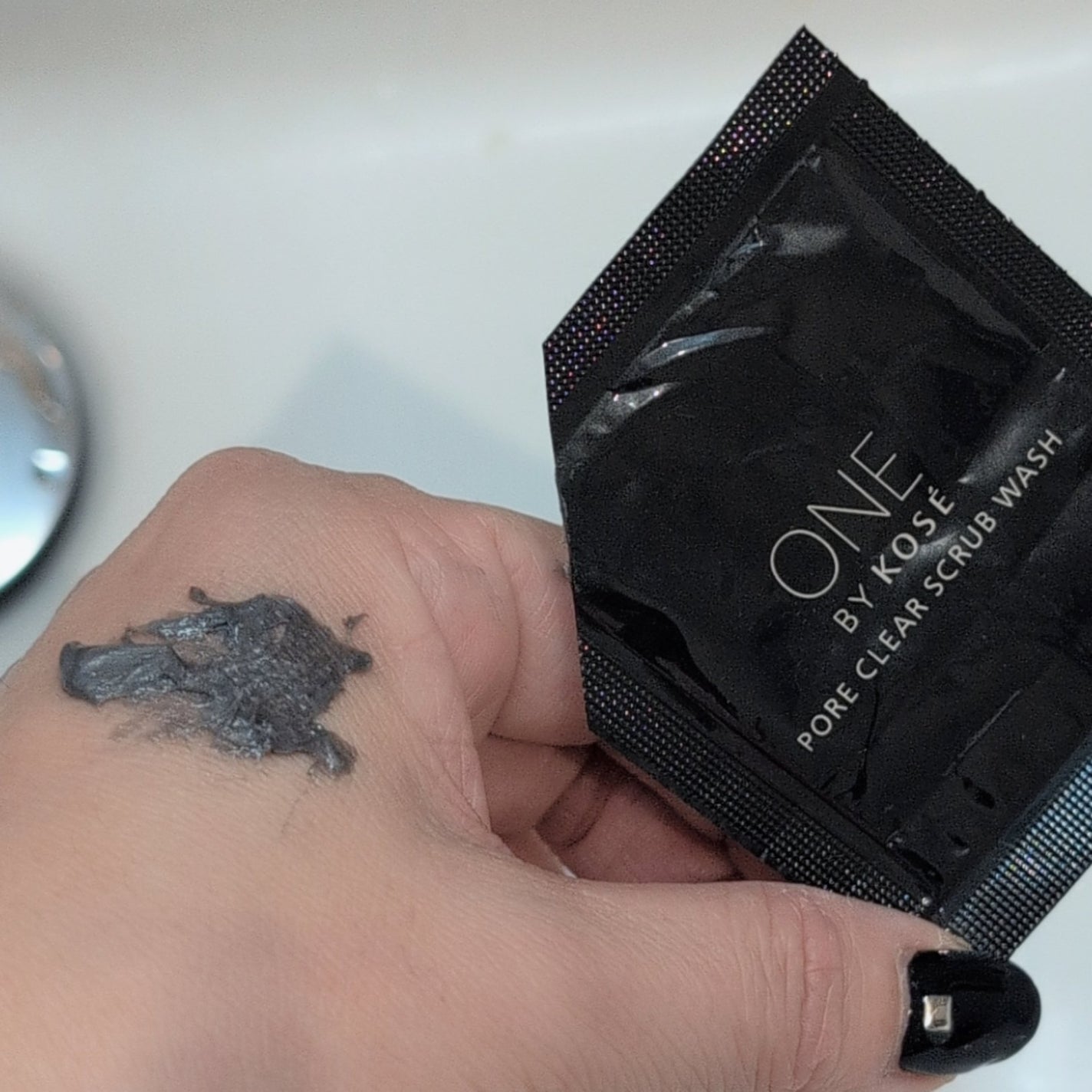 ポアクリア スクラブ ウォッシュ/ONE BY KOSE/洗顔フォームを使ったクチコミ(2枚目)