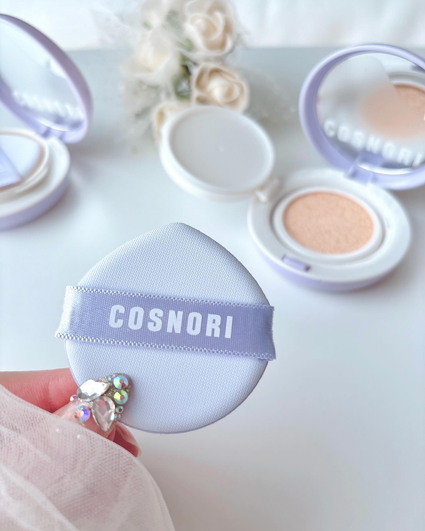 パンテノールバリアクッション/COSNORI/クッションファンデーションを使ったクチコミ（2枚目）