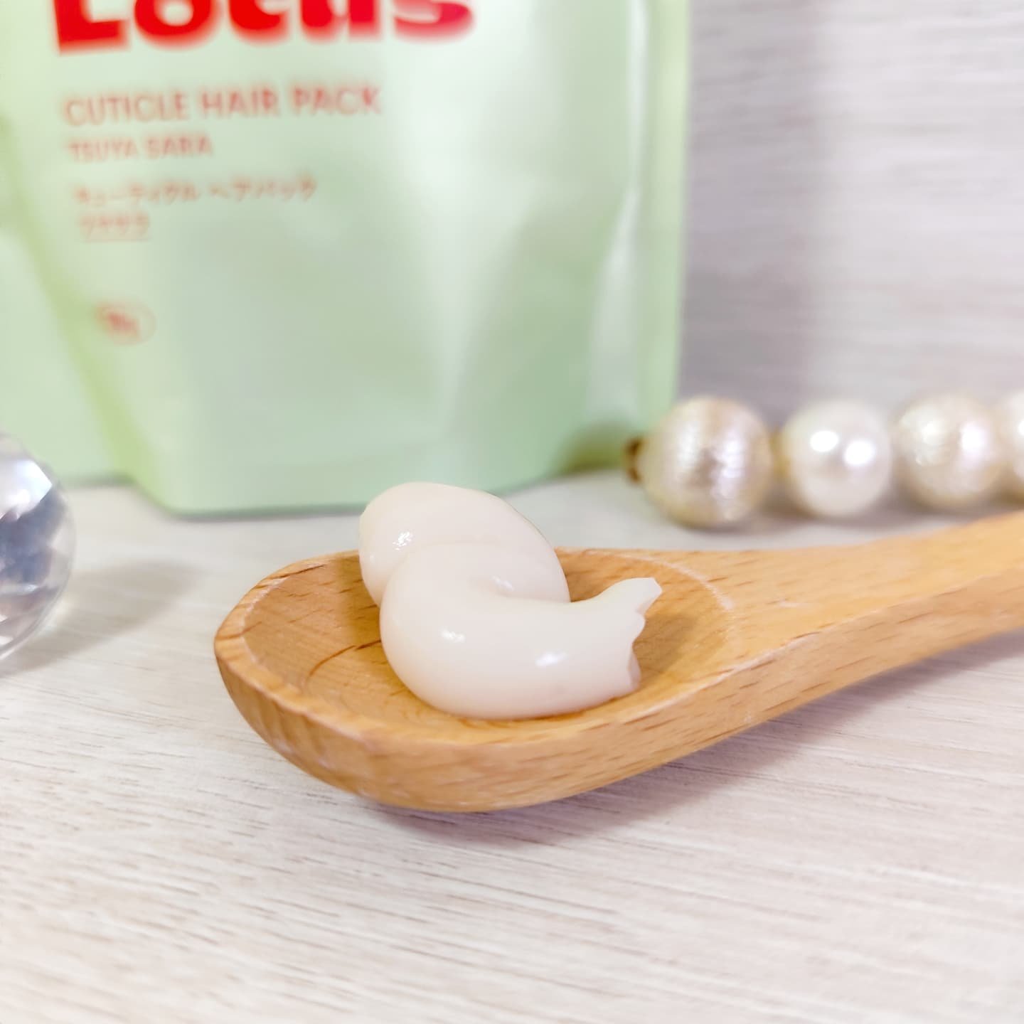 ロータス キューティクルヘアパック ツヤサラ ティー＆シトラスの香り/ダイアン/ヘアマスク・ヘアパックを使ったクチコミ（2枚目）