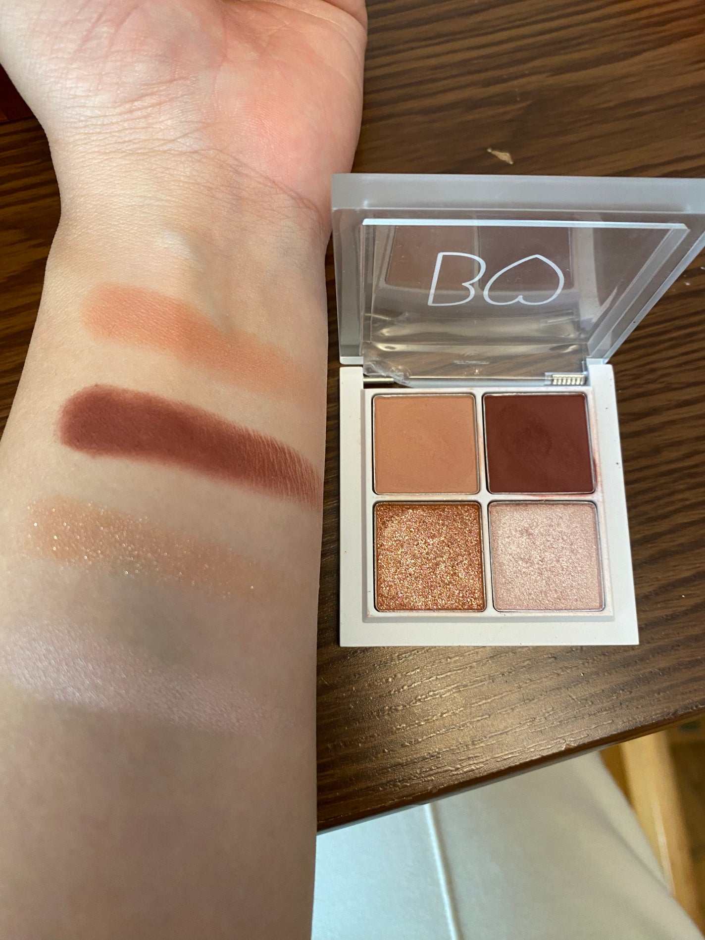 THE アイパレR/b idol/アイシャドウパレットを使ったクチコミ(4枚目)