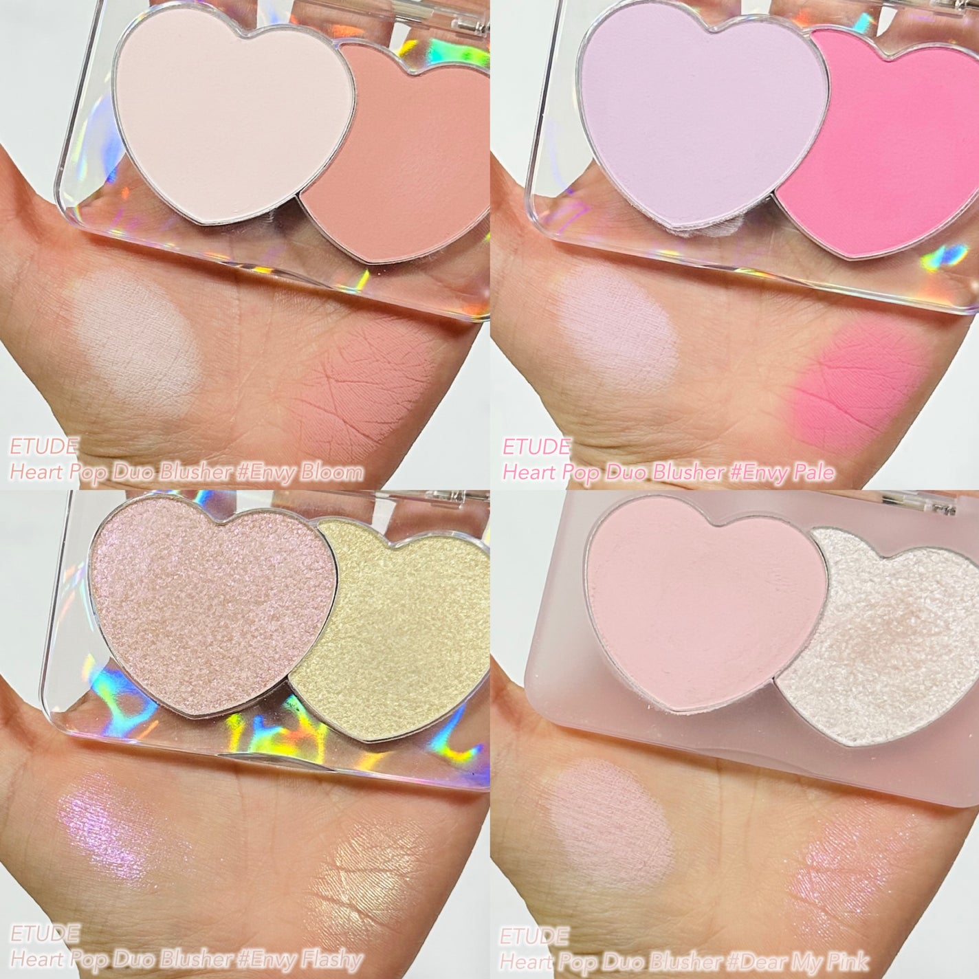 ハートポップデュオブラッシャー/ETUDE/パウダーチークを使ったクチコミ(3枚目)