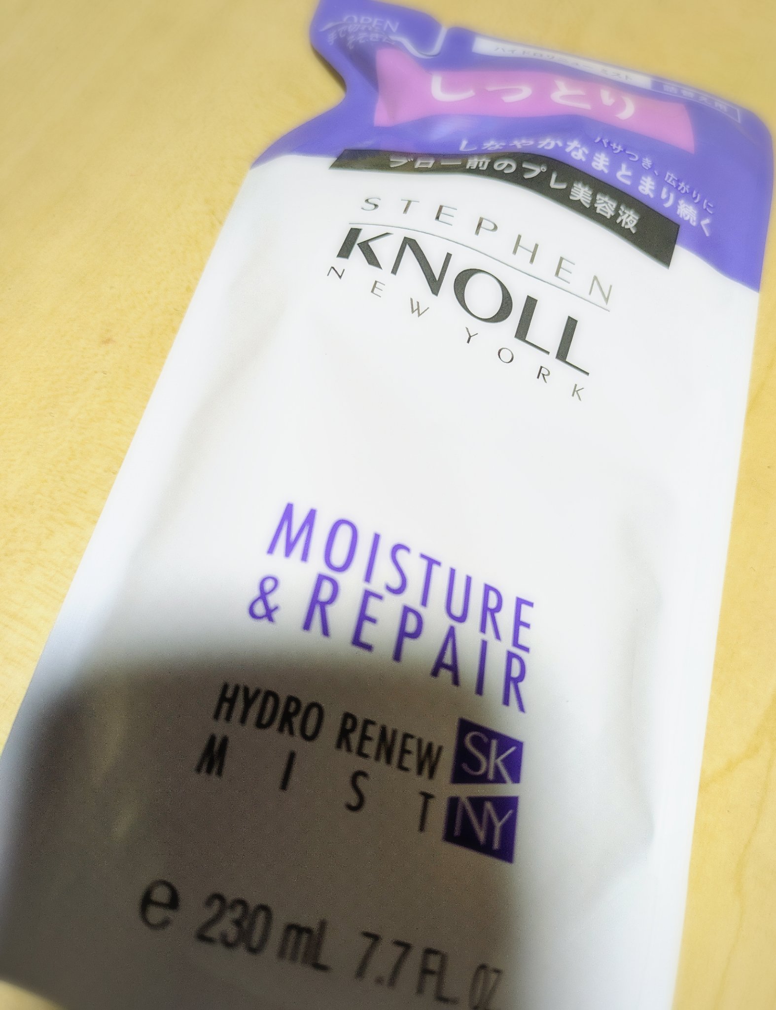 ハイドロリニュー ミスト モイスチュアリペア 詰替用 230ml/スティーブンノル ニューヨーク/プレスタイリング・寝ぐせ直しを使ったクチコミ（1枚目）