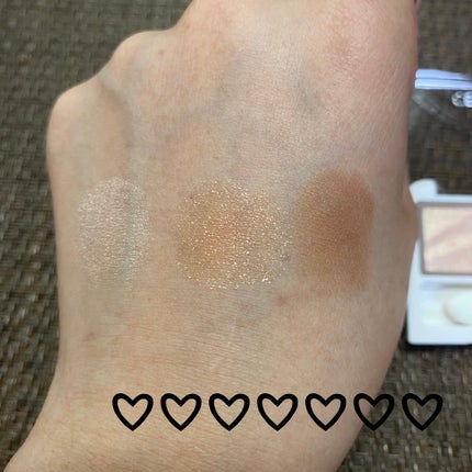 ライティングアップアイシャドウ/CEZANNE/アイシャドウを使ったクチコミ(4枚目)