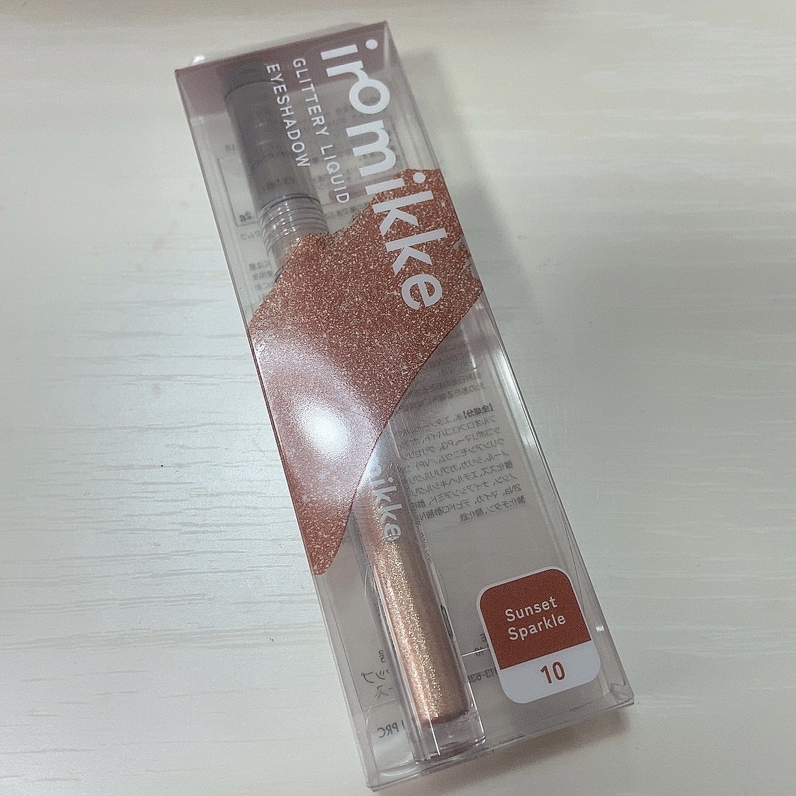 イロミッケ グリッターリキッドアイシャドウ/iromikke/グリッターを使ったクチコミ（1枚目）