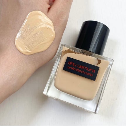 アンリミテッド ケア ツヤ セラム ファンデーション/shu uemura/リキッドファンデーションを使ったクチコミ(4枚目)