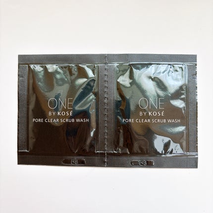 ポアクリア スクラブ ウォッシュ/ONE BY KOSE/洗顔フォームを使ったクチコミ(2枚目)
