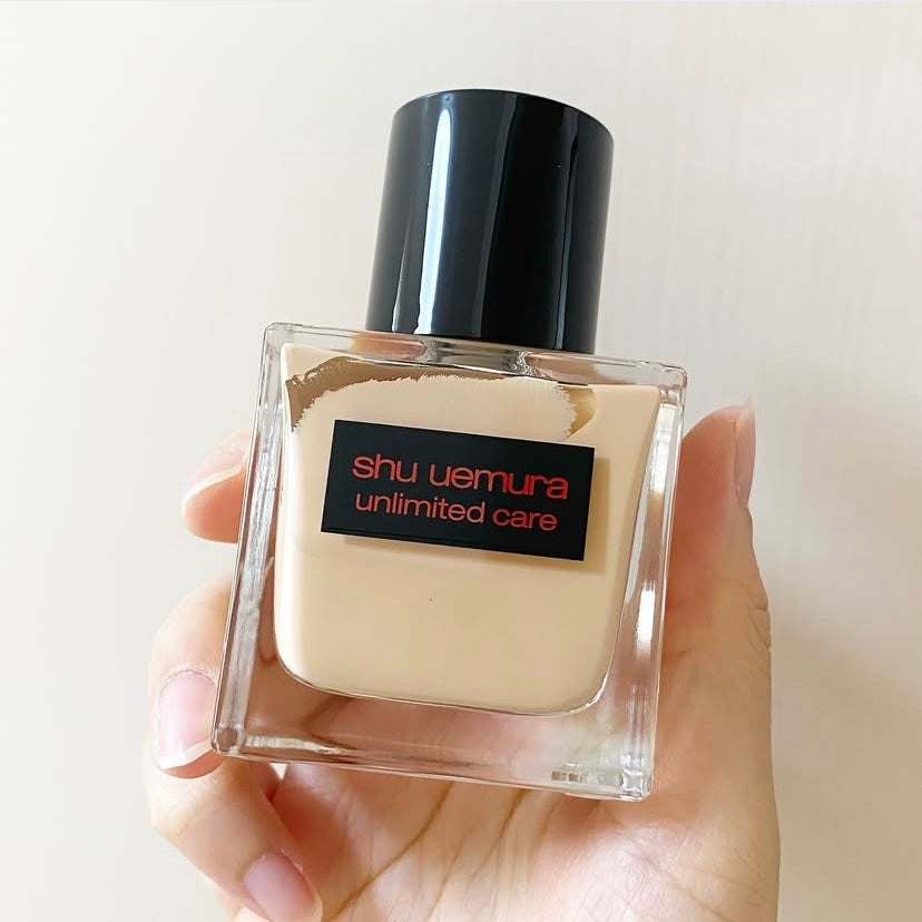 アンリミテッド ケア ツヤ セラム ファンデーション/shu uemura/リキッドファンデーションを使ったクチコミ(6枚目)