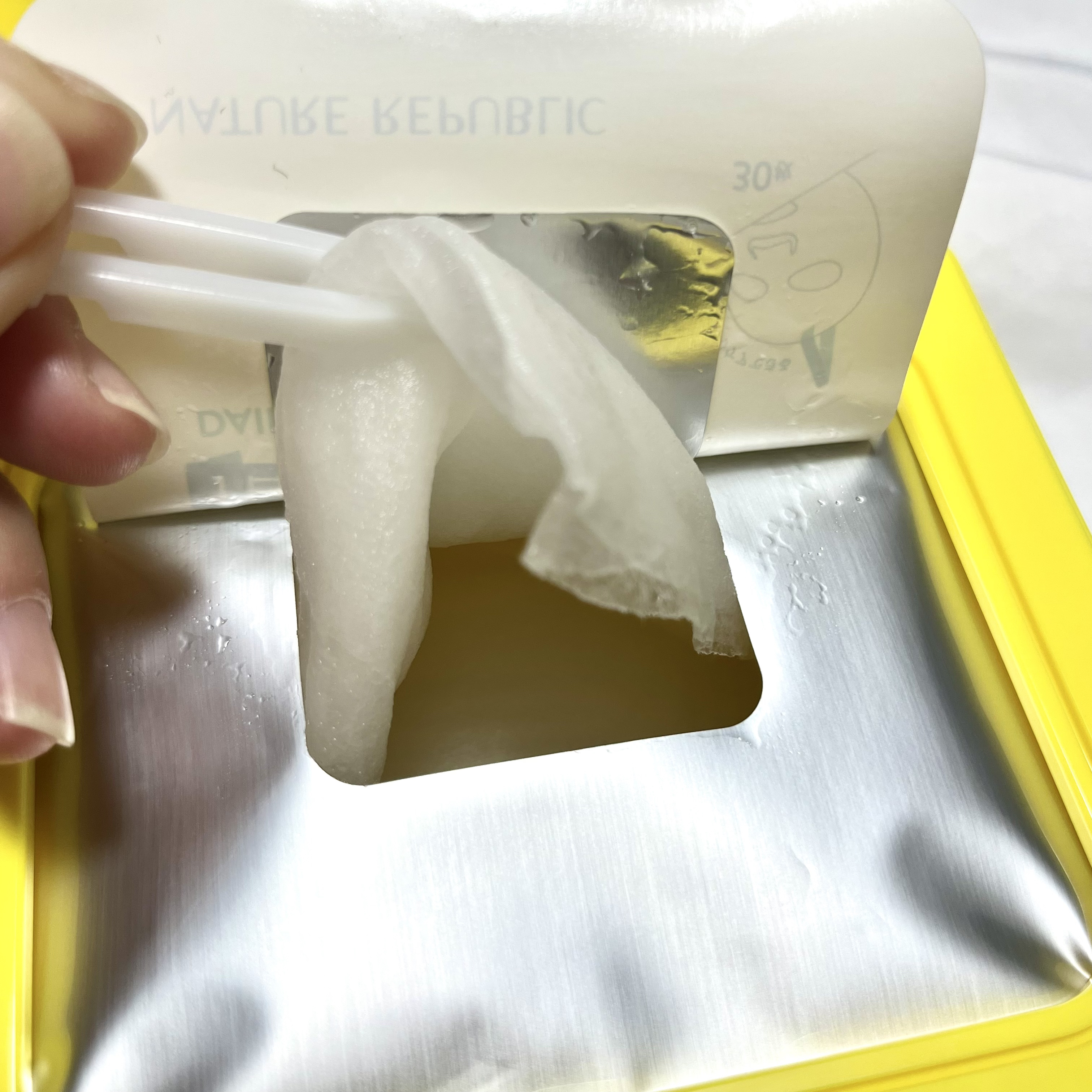 ビタペアCデイリーシートマスク/ネイチャーリパブリック/シートマスク・パックを使ったクチコミ（3枚目）