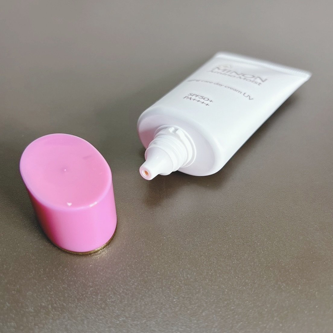 ミノン アミノモイスト エイジングケア デイクリームUV/ミノン/日焼け止めクリームを使ったクチコミ（3枚目）