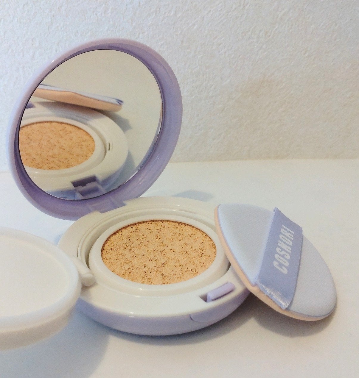 パンテノールバリアクッション/COSNORI/クッションファンデーションを使ったクチコミ(3枚目)