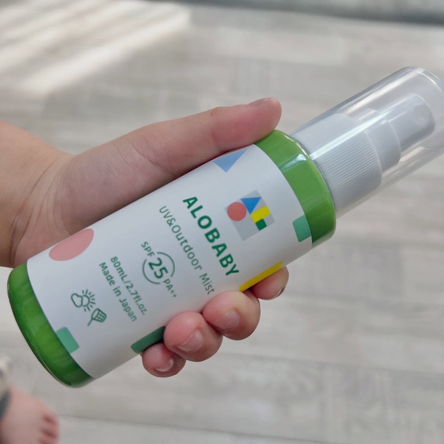 UV&アウトドアミスト/ALOBABY/日焼け止めミスト・スプレーを使ったクチコミ（2枚目）