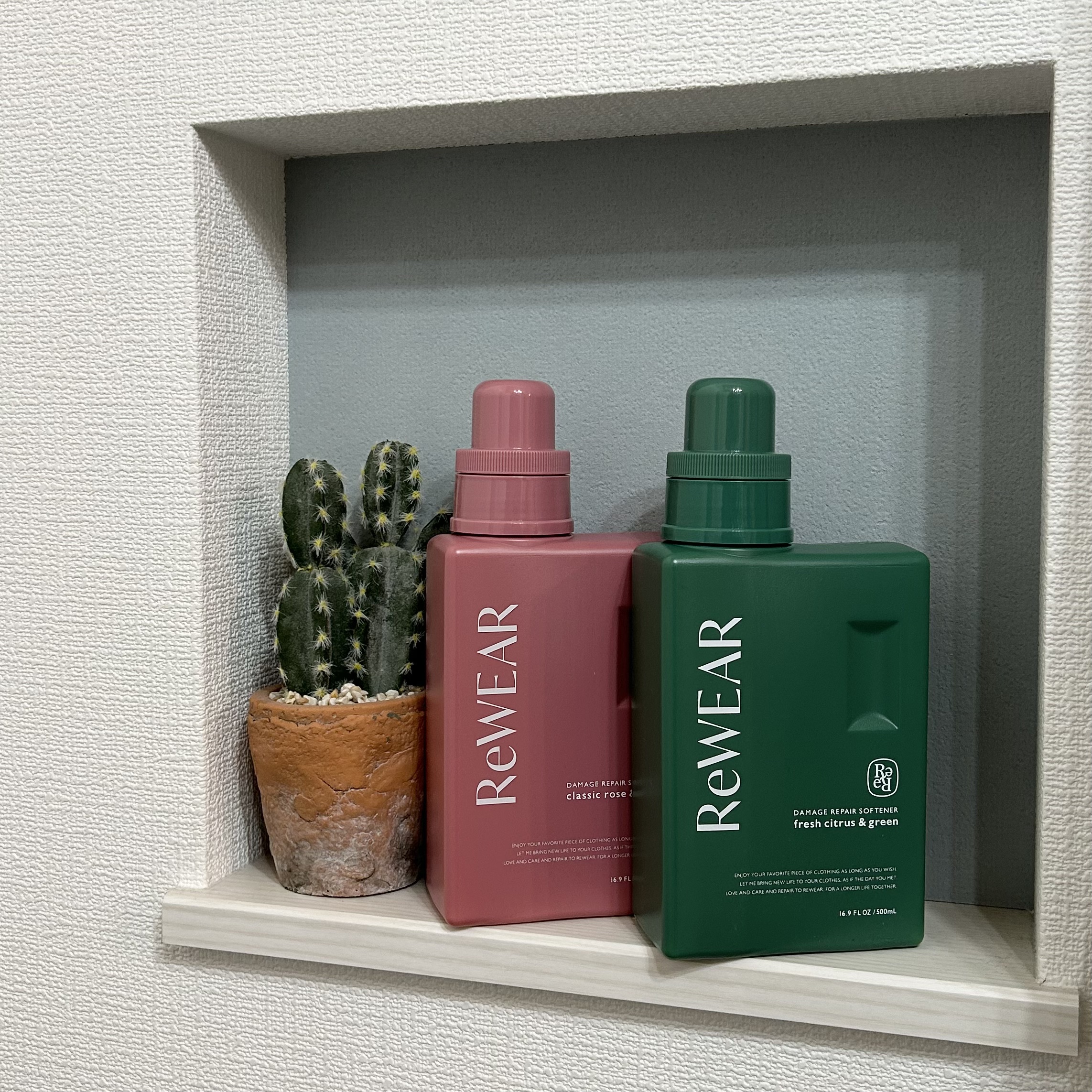 再生柔軟剤　クラシックローズ＆ムスク/ReWEAR/柔軟剤を使ったクチコミ（1枚目）