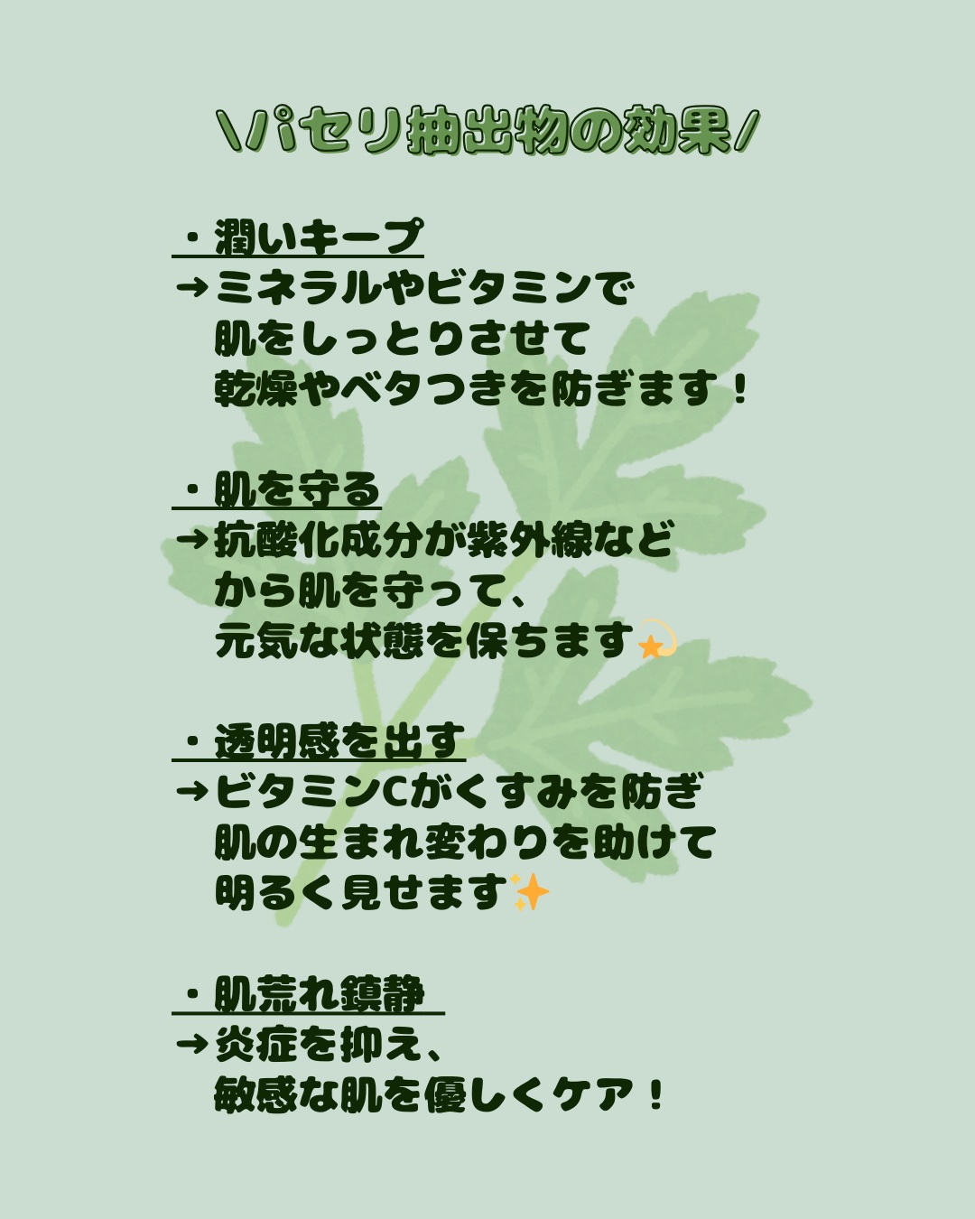 パントテン ウォーターパセリ クリアパッド/SKINFOOD/トナーパッドを使ったクチコミ（2枚目）